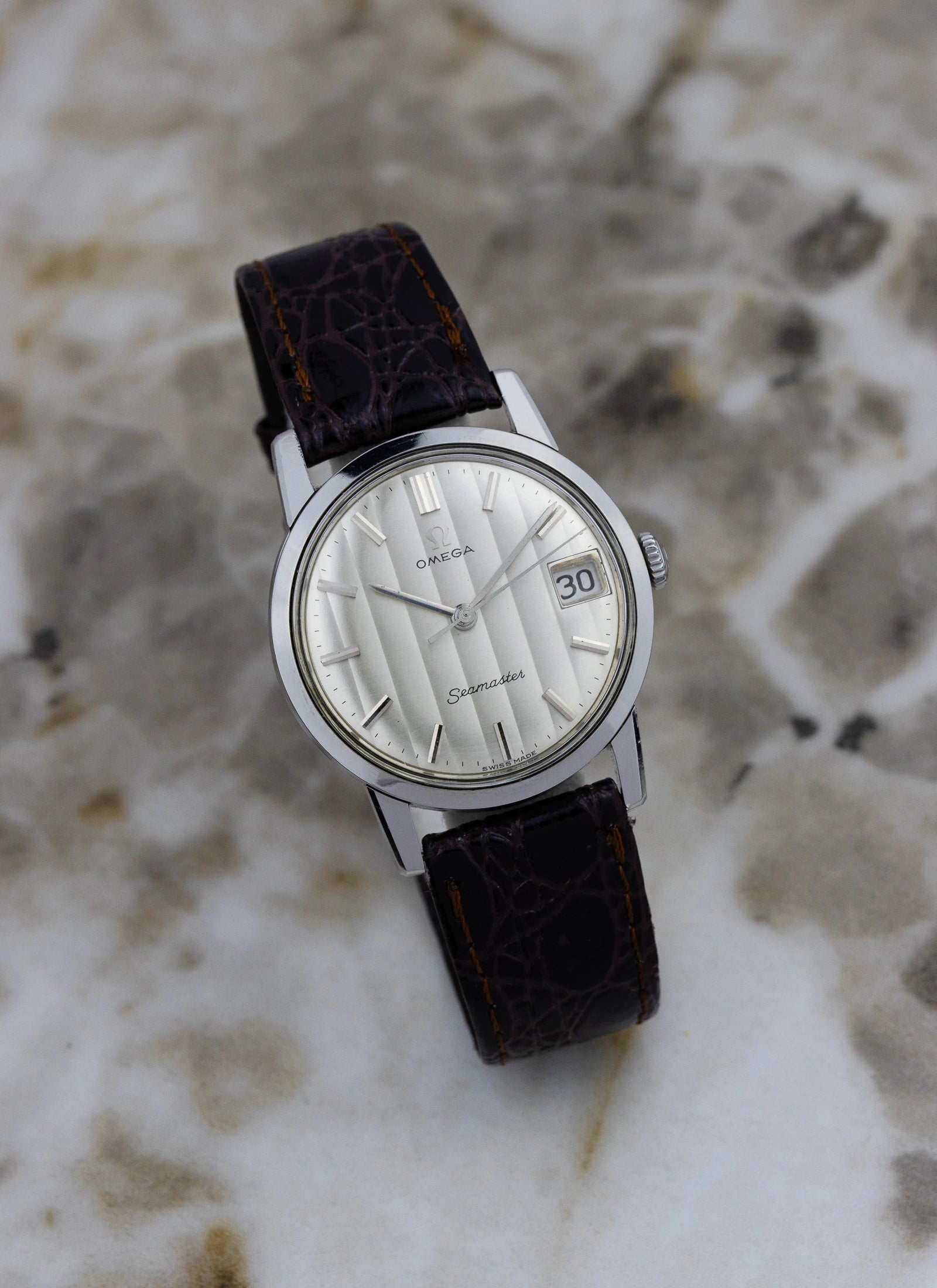 1963 Omega Seamaster Holo Tapestry Dial 136.006 cal. 610