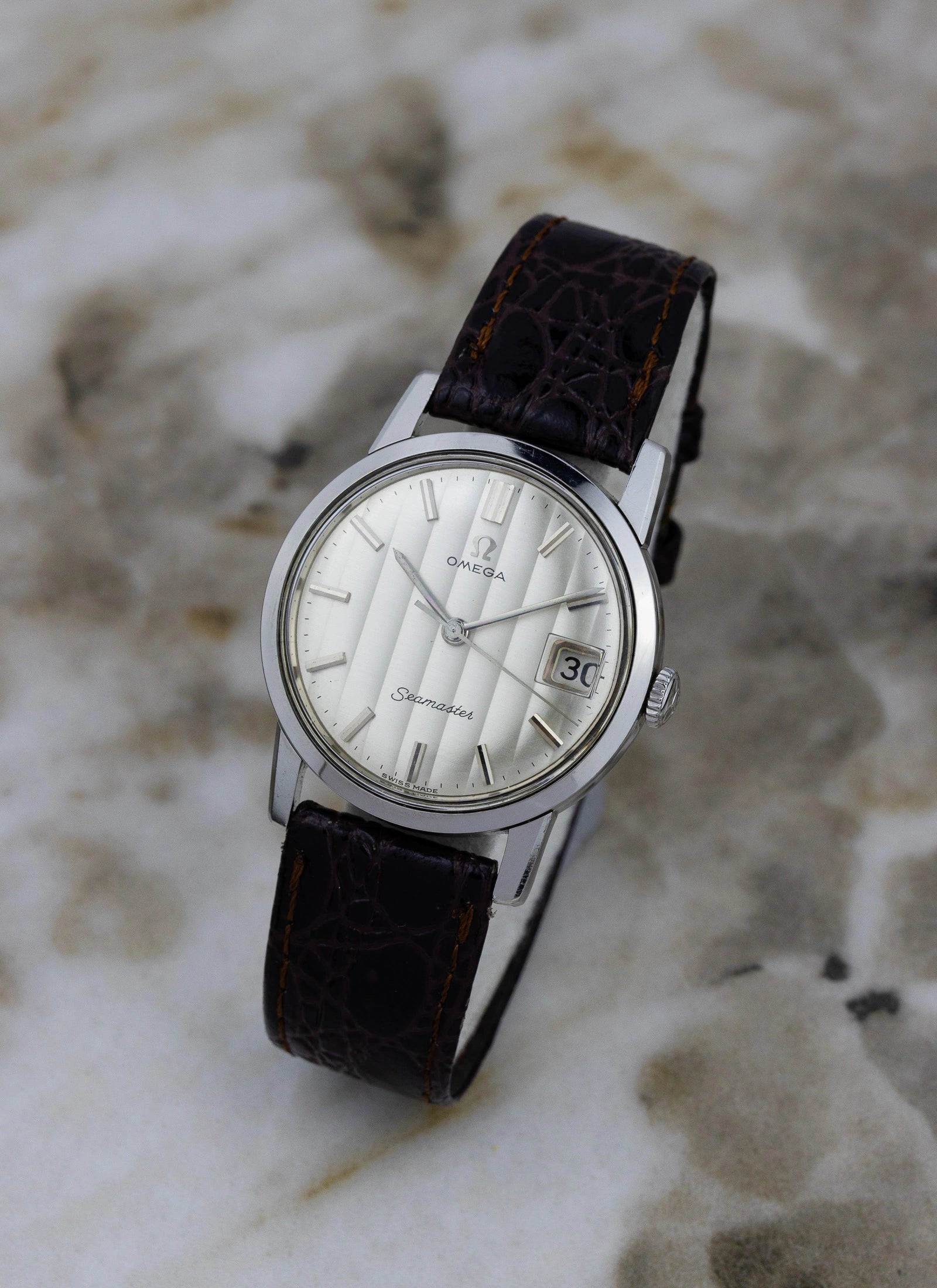1963 Omega Seamaster Holo Tapestry Dial 136.006 cal. 610