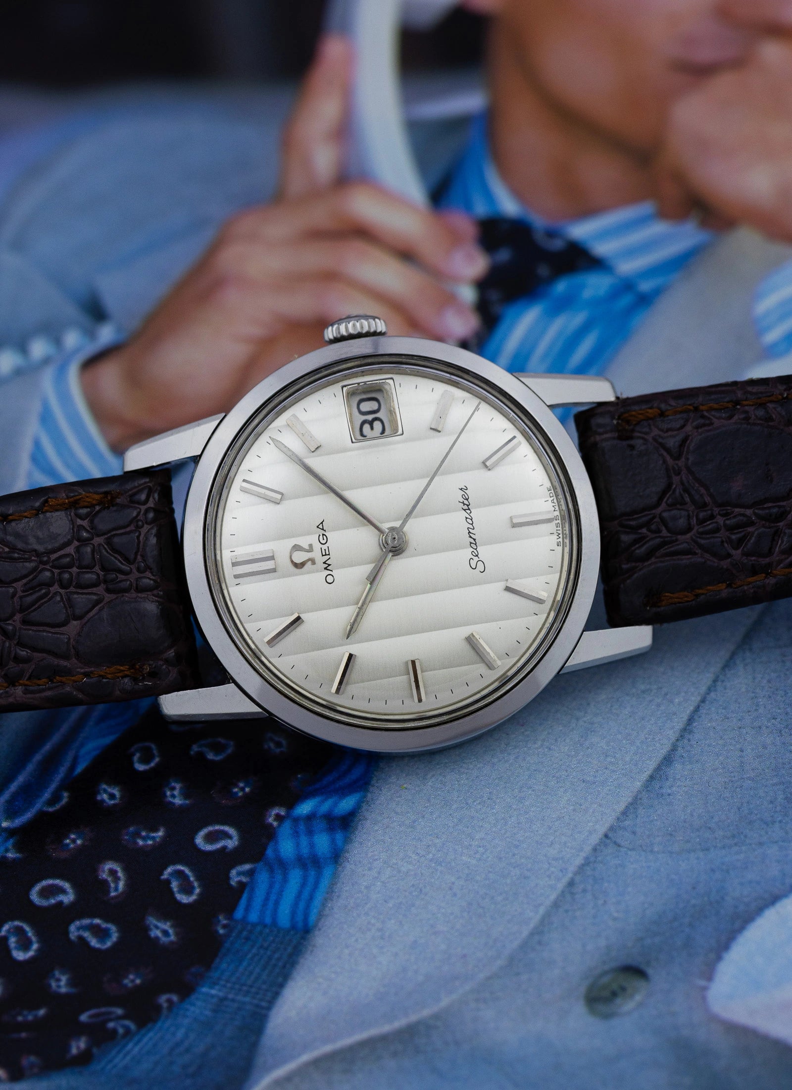 1963 Omega Seamaster Holo Tapestry Dial 136.006 cal. 610