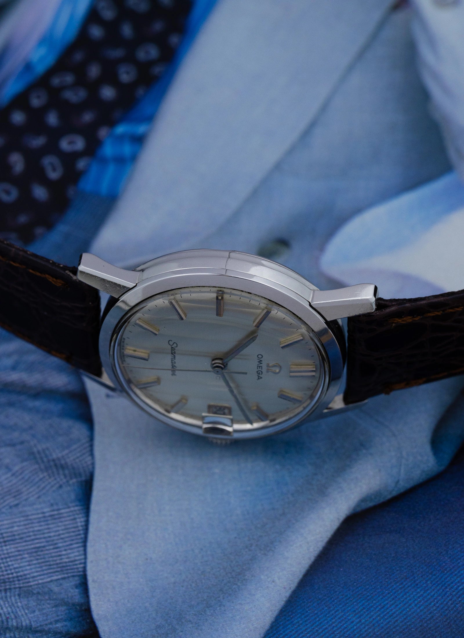 1963 Omega Seamaster Holo Tapestry Dial 136.006 cal. 610