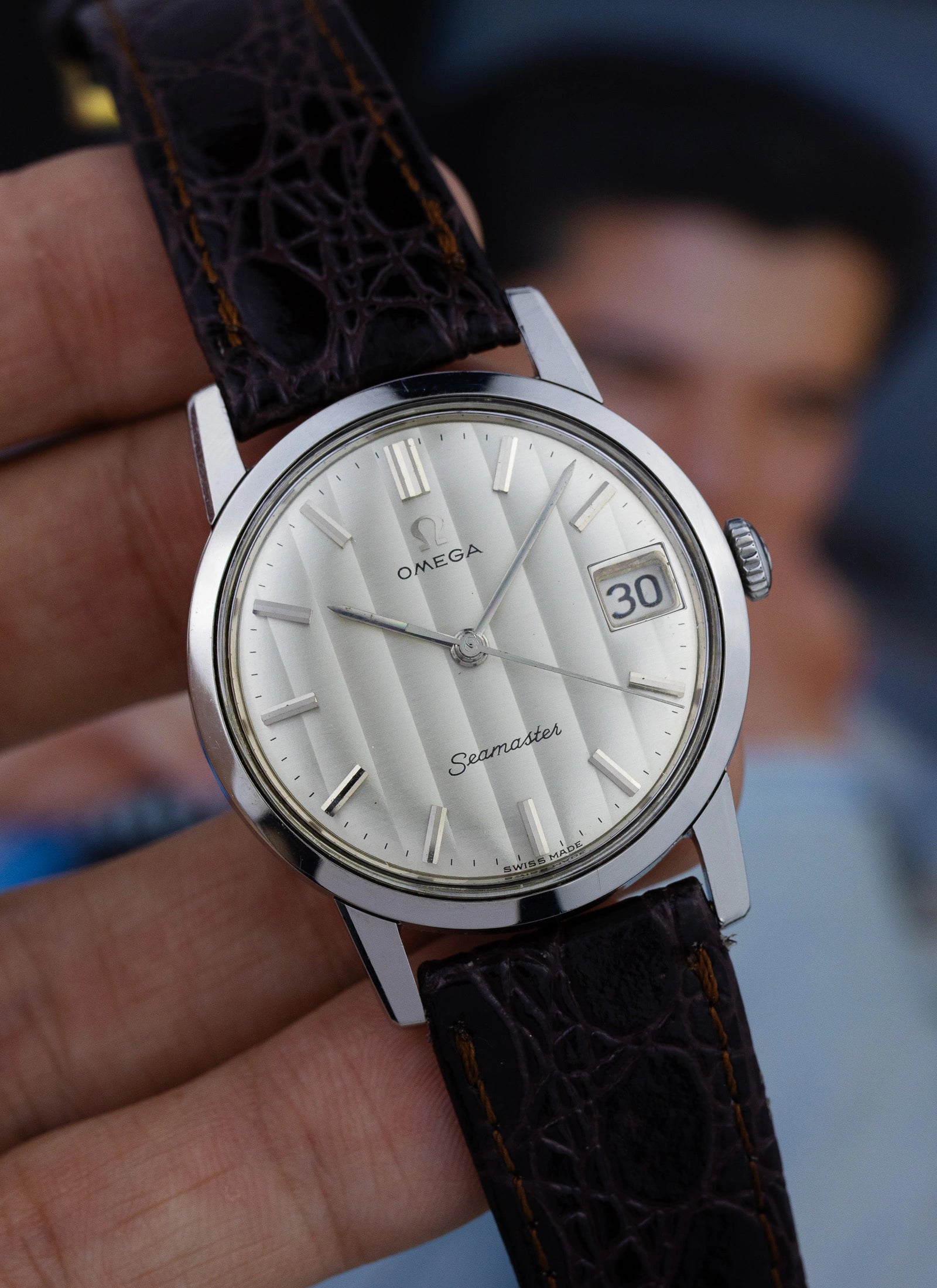 1963 Omega Seamaster Holo Tapestry Dial 136.006 cal. 610