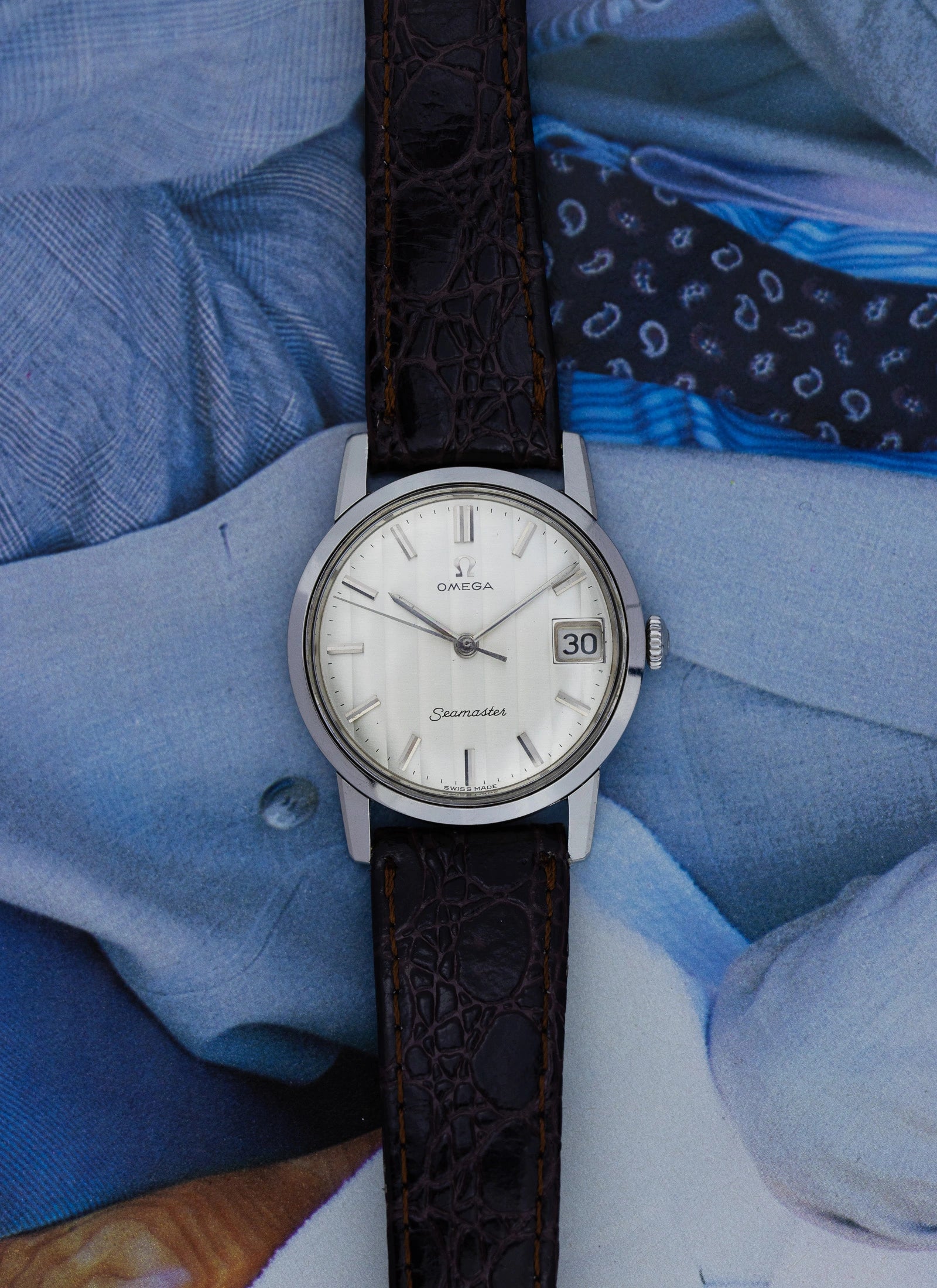 1963 Omega Seamaster Holo Tapestry Dial 136.006 cal. 610