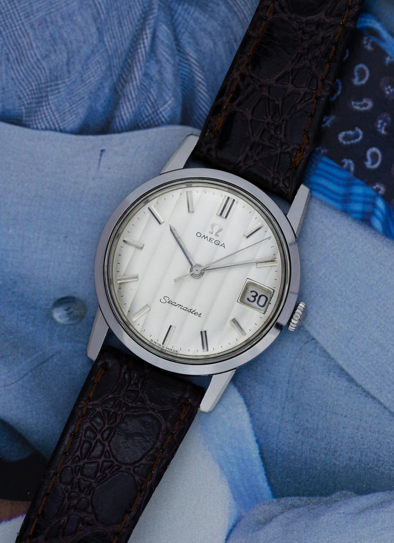 1963 Omega Seamaster Holo Tapestry Dial 136.006 cal. 610