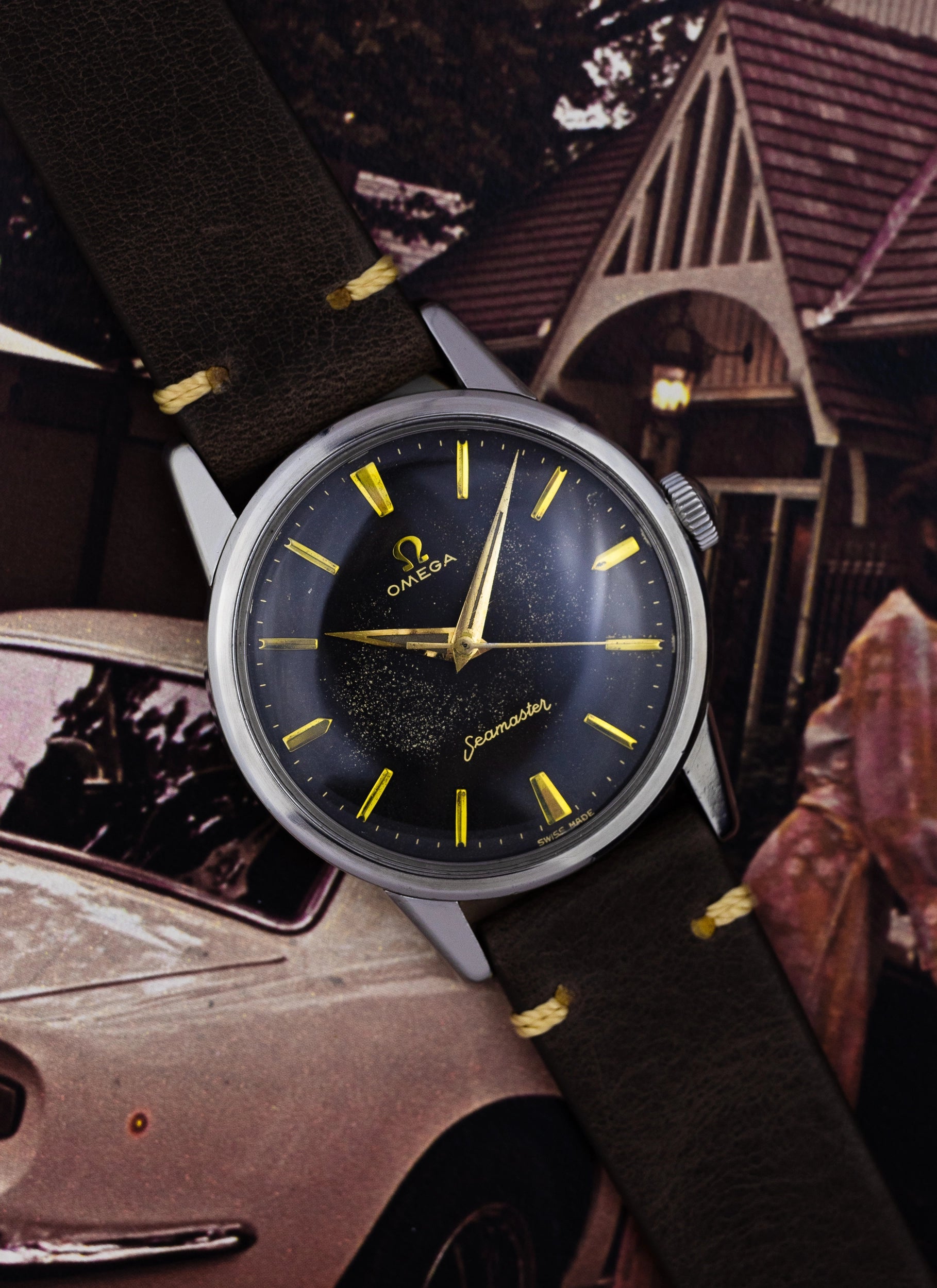 1959 Omega Seamaster Black Dial Stardust 14390-6 SC cal. 285