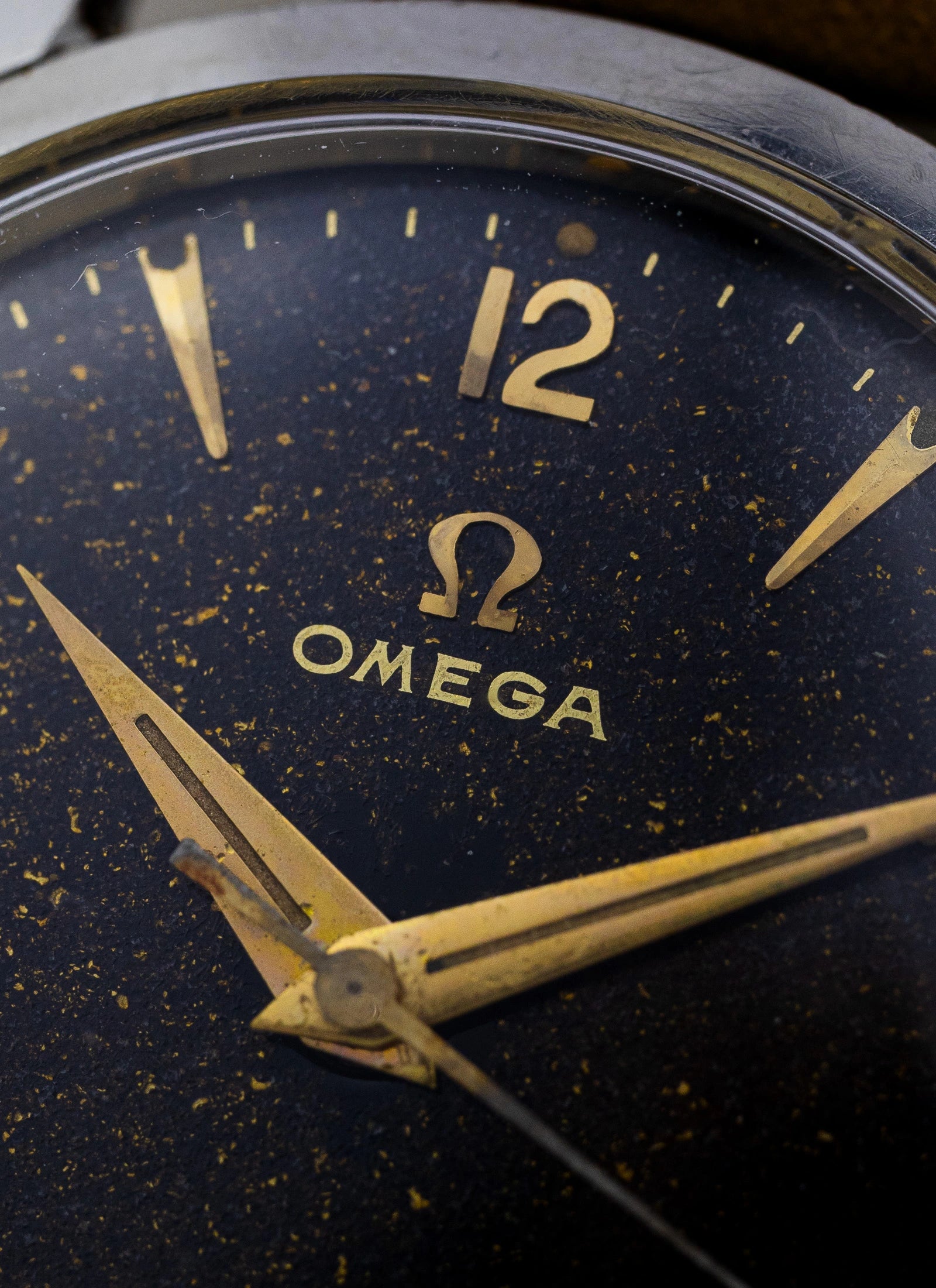1957 Omega Seamaster Black Gilt Stardust 2938 cal. 284