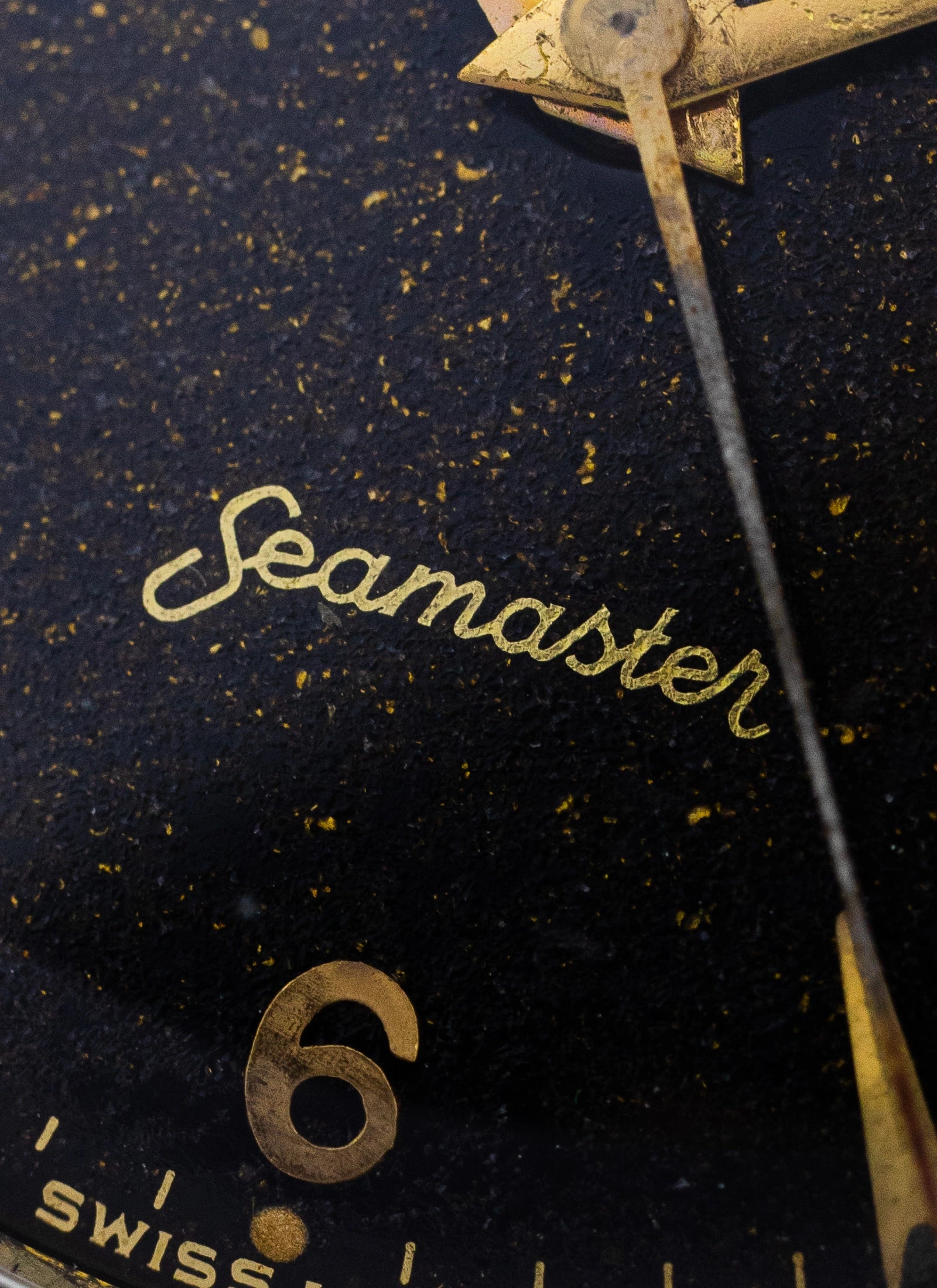1957 Omega Seamaster Black Gilt Stardust 2938 cal. 284
