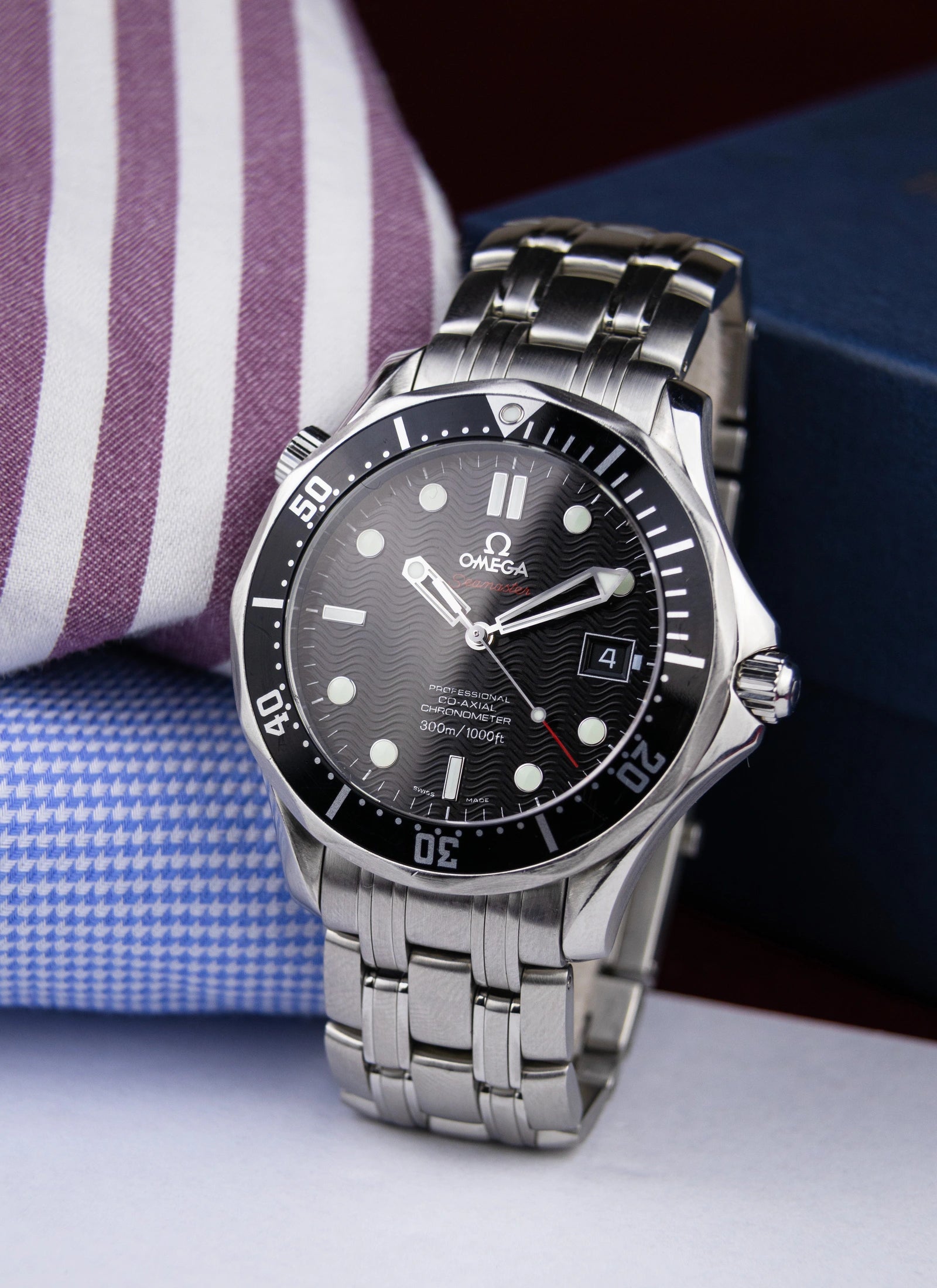 Ca. 2010 Omega Seamaster 300m Black Dial 212.30.41.20.01.002