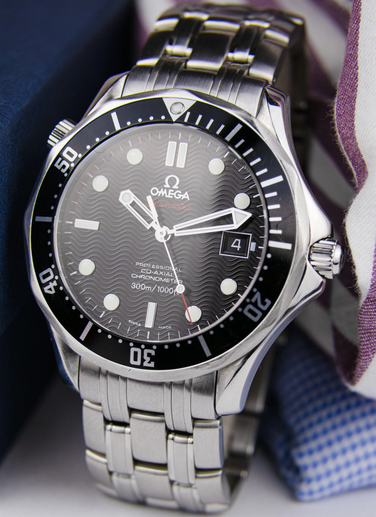 Ca. 2010 Omega Seamaster 300m Black Dial 212.30.41.20.01.002