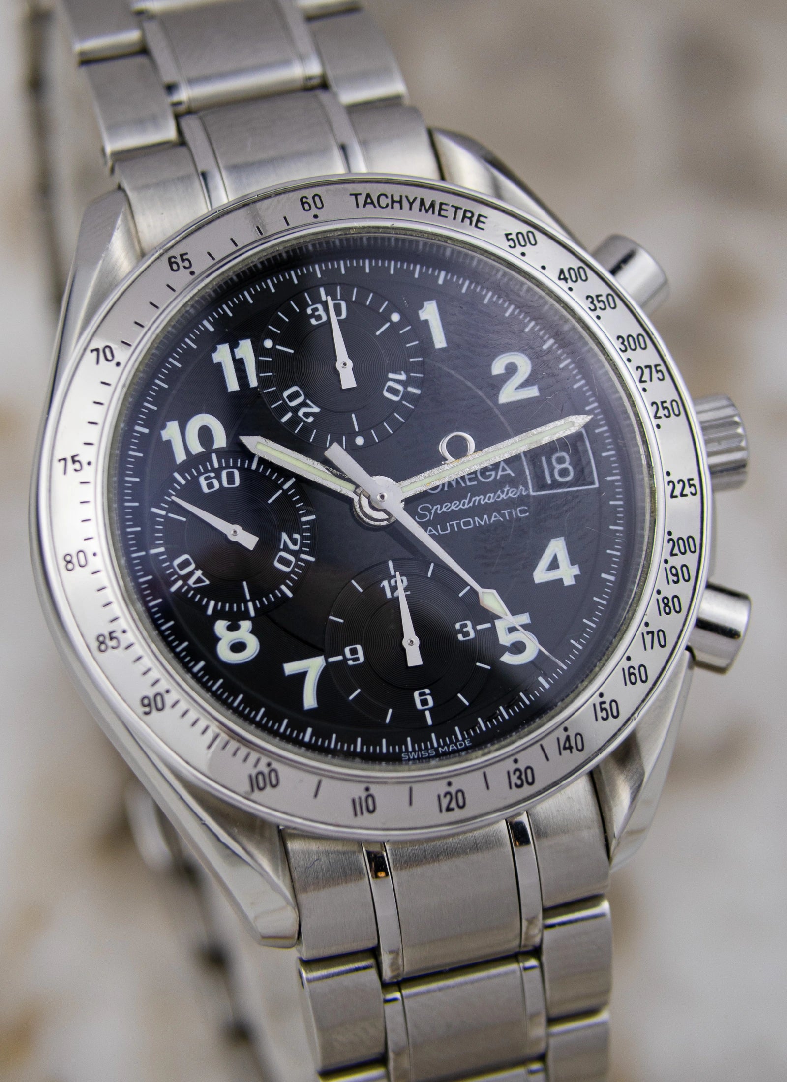 1998 Omega Speedmaster Date (Reduced) 3513.52 cal. 1152 Japan Only