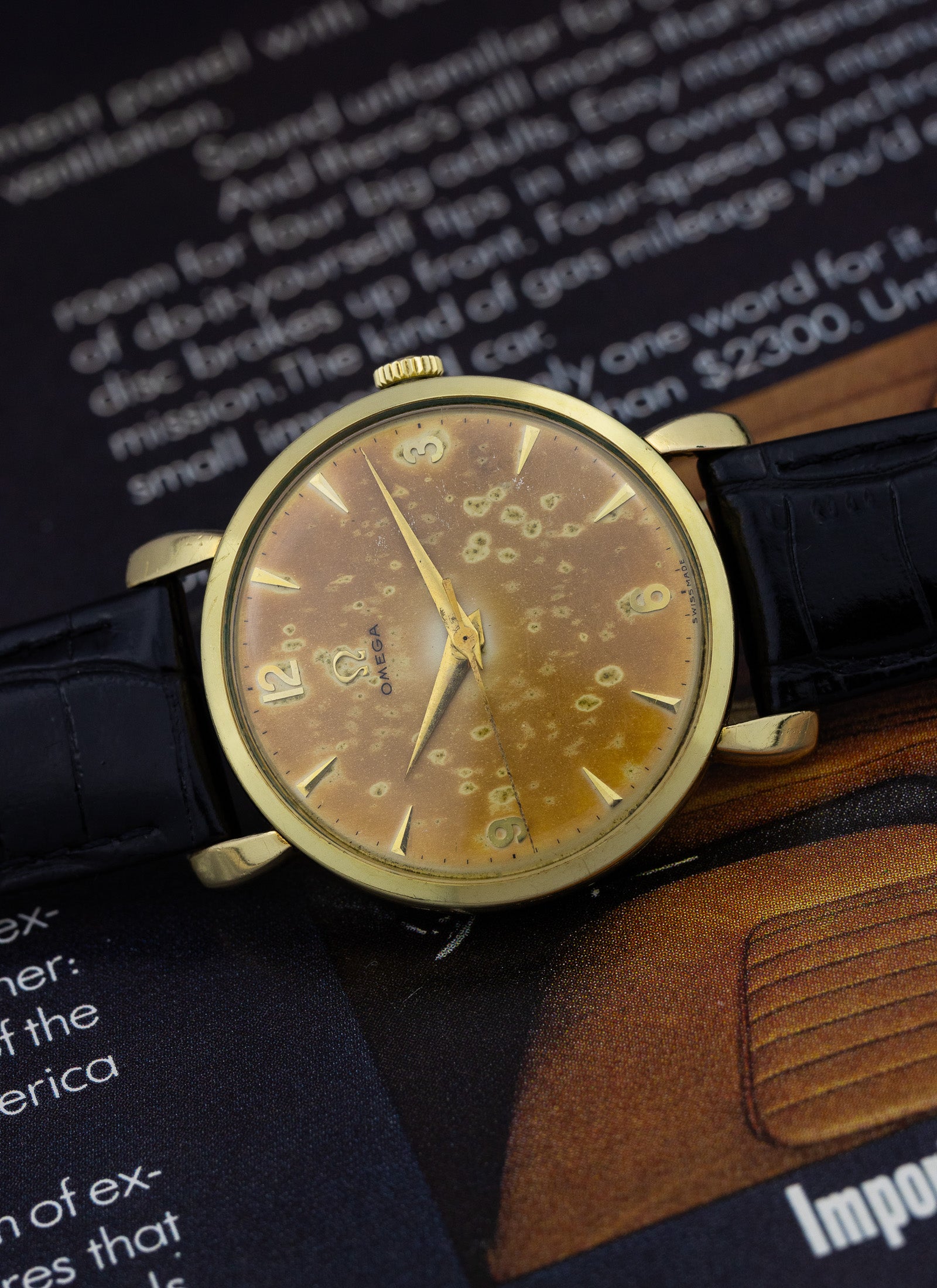 1952 Omega Gold-Filled Tropical Dial 2720-SC cal. 283