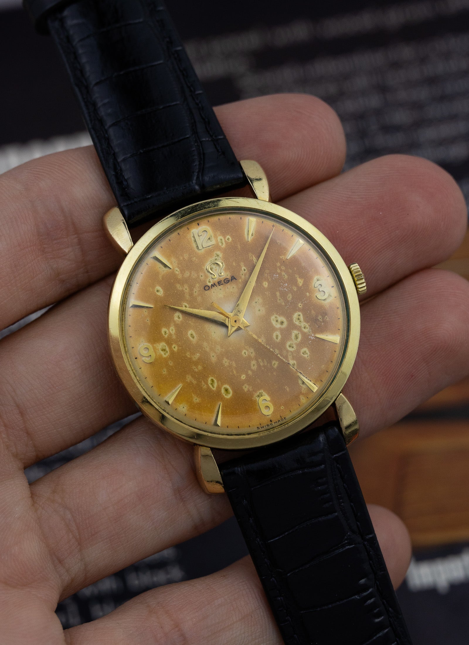 1952 Omega Gold-Filled Tropical Dial 2720-SC cal. 283