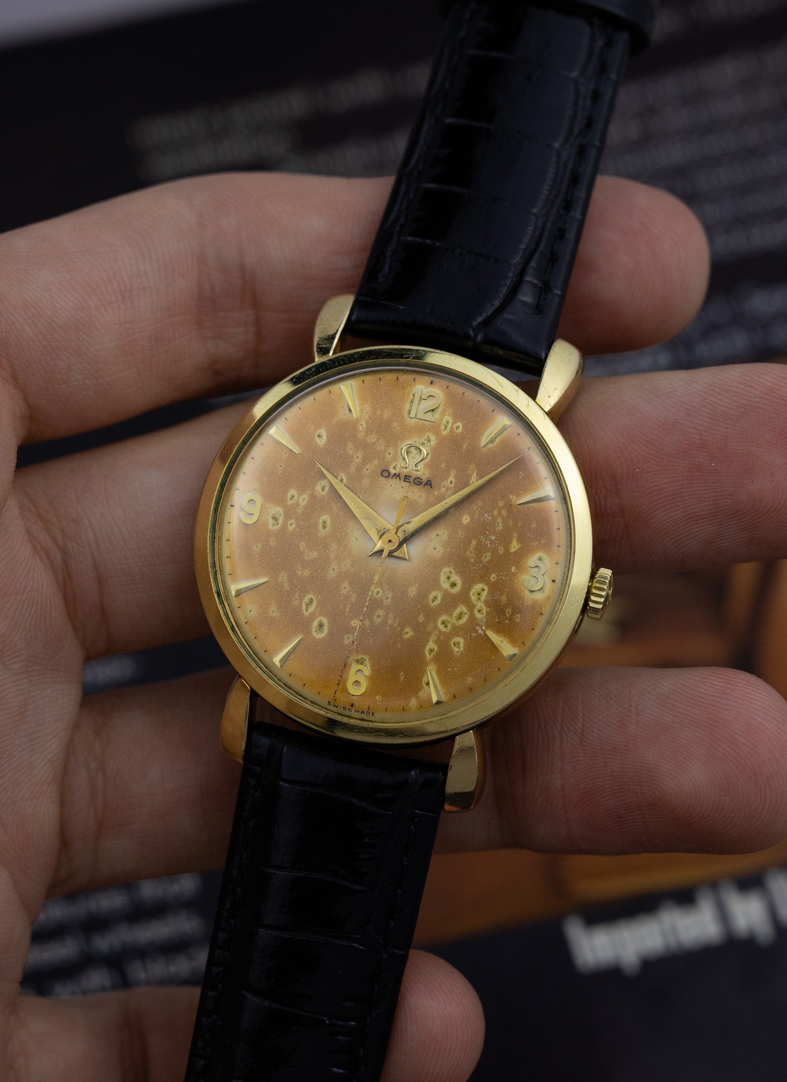 1952 Omega Gold-Filled Tropical Dial 2720-SC cal. 283
