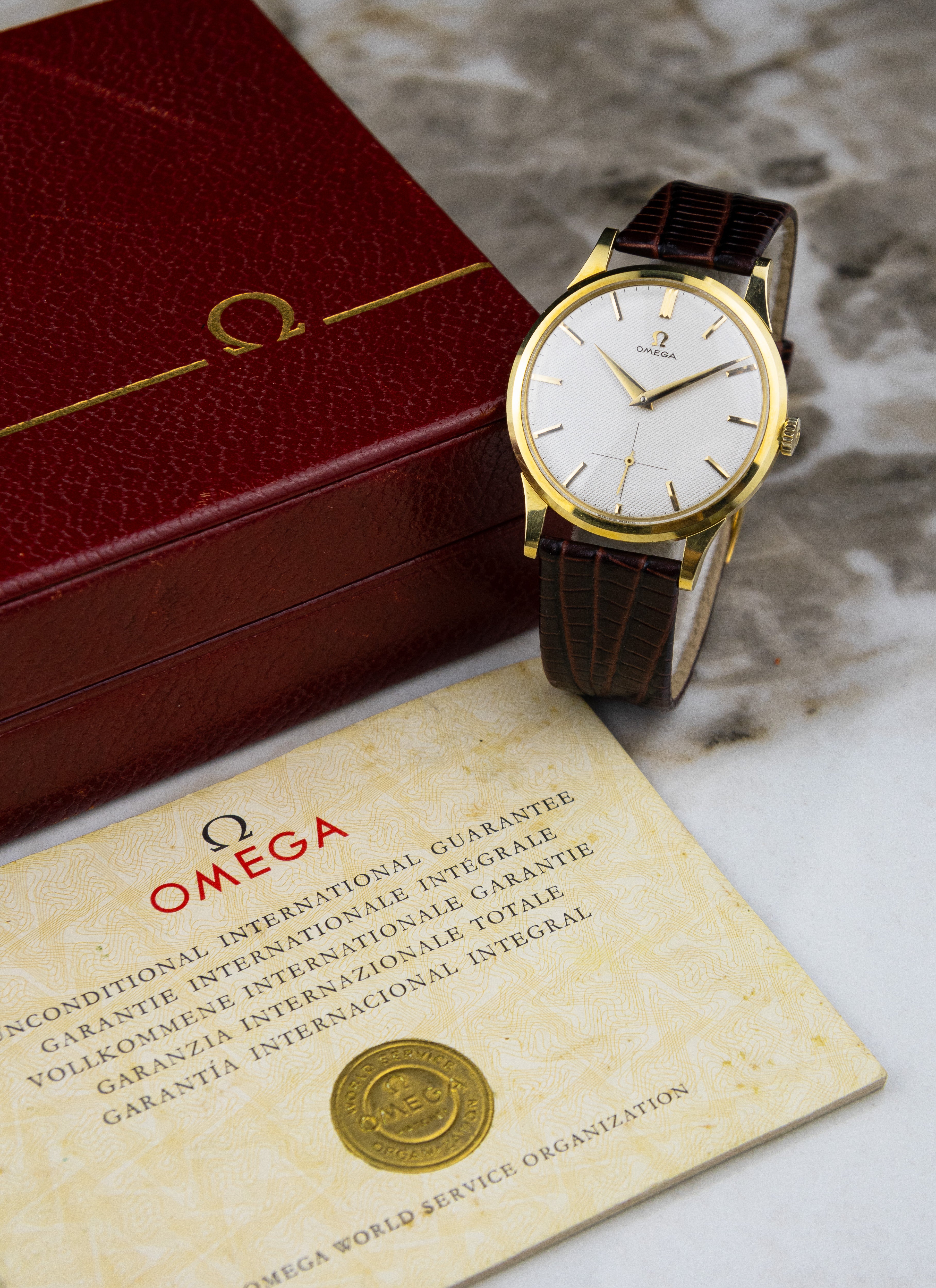 1961 18K Omega Tresor Honeycomb 14707