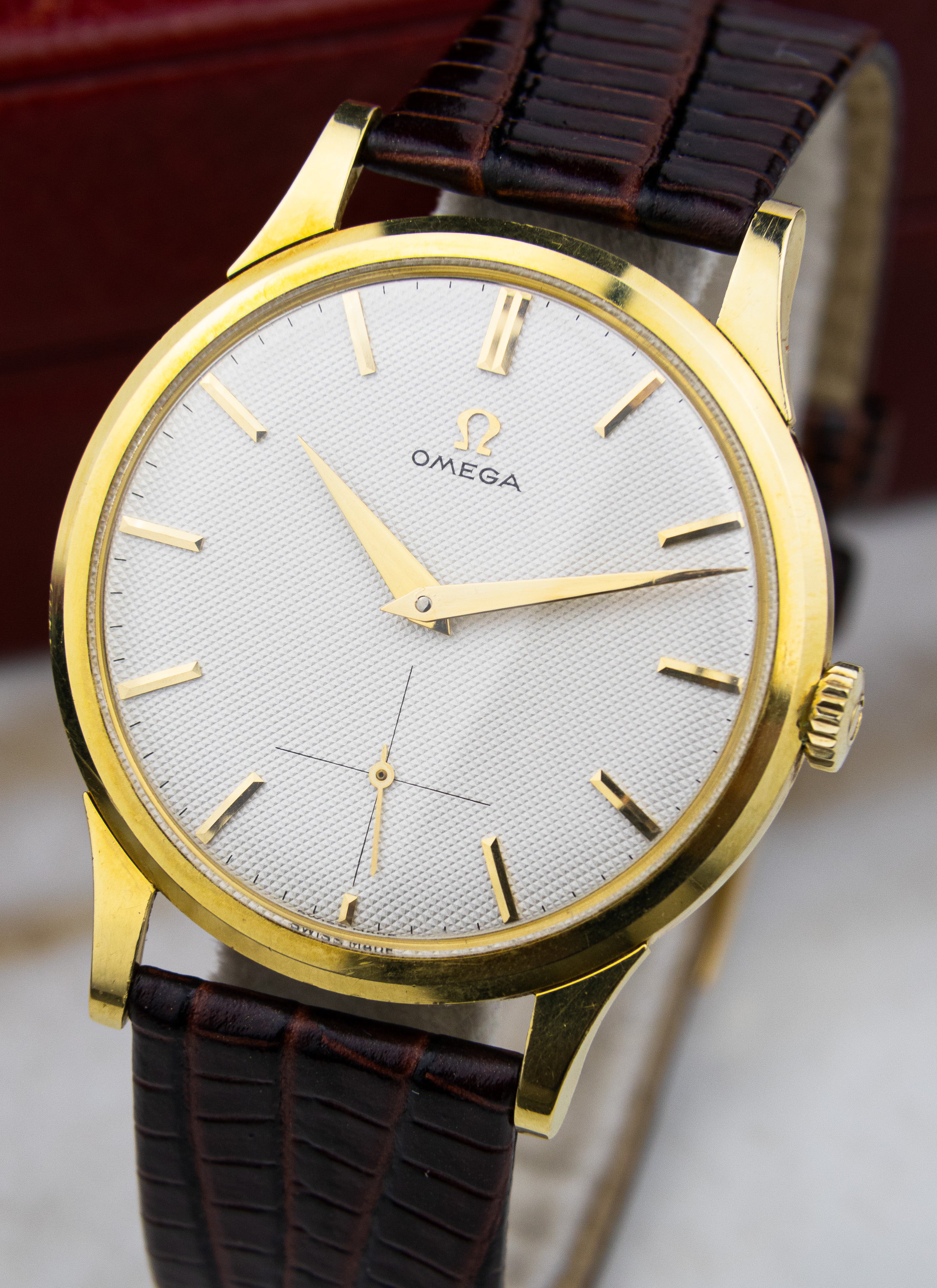 1961 18K Omega Tresor Honeycomb 14707