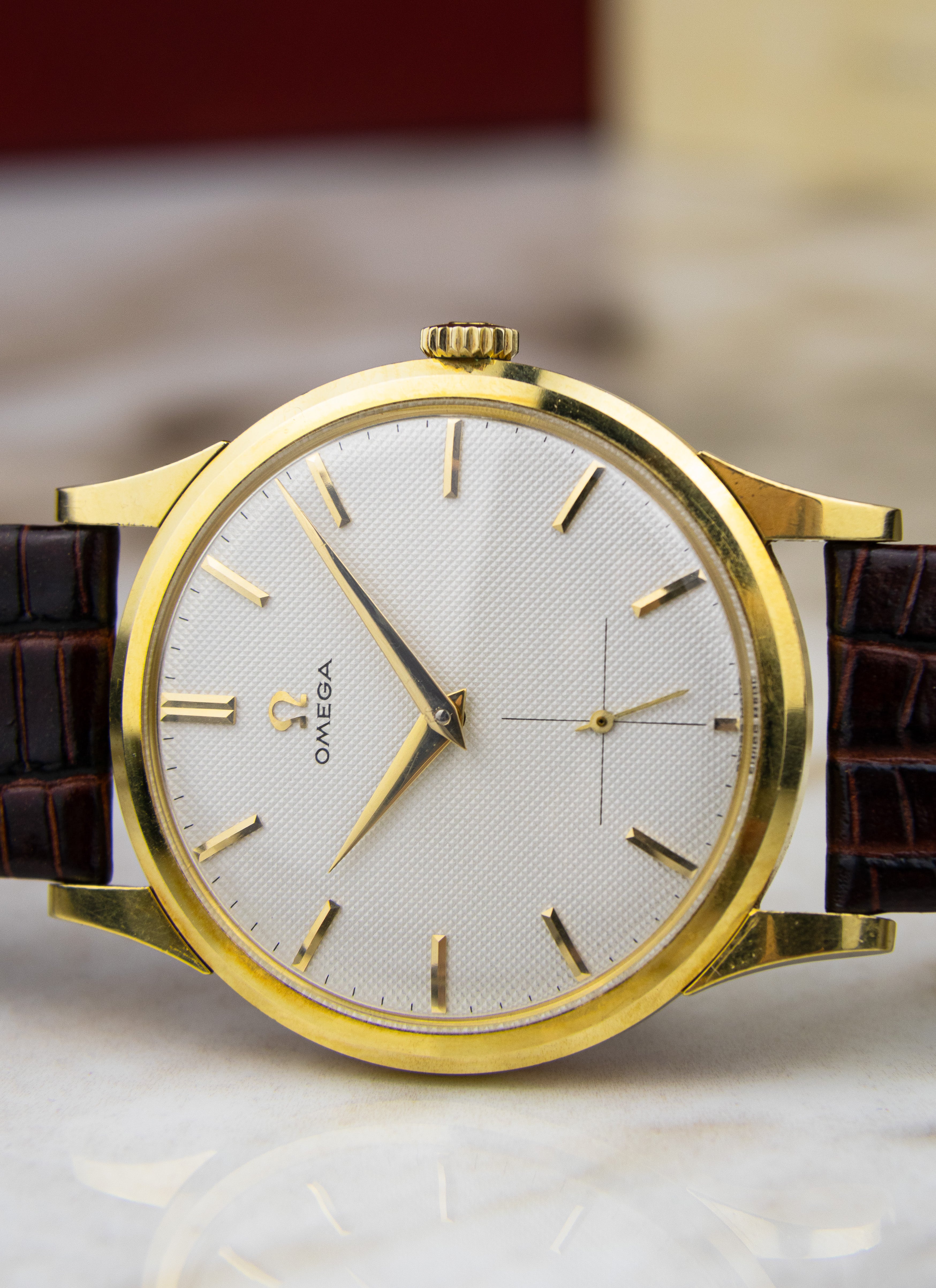 1961 18K Omega Tresor Honeycomb 14707