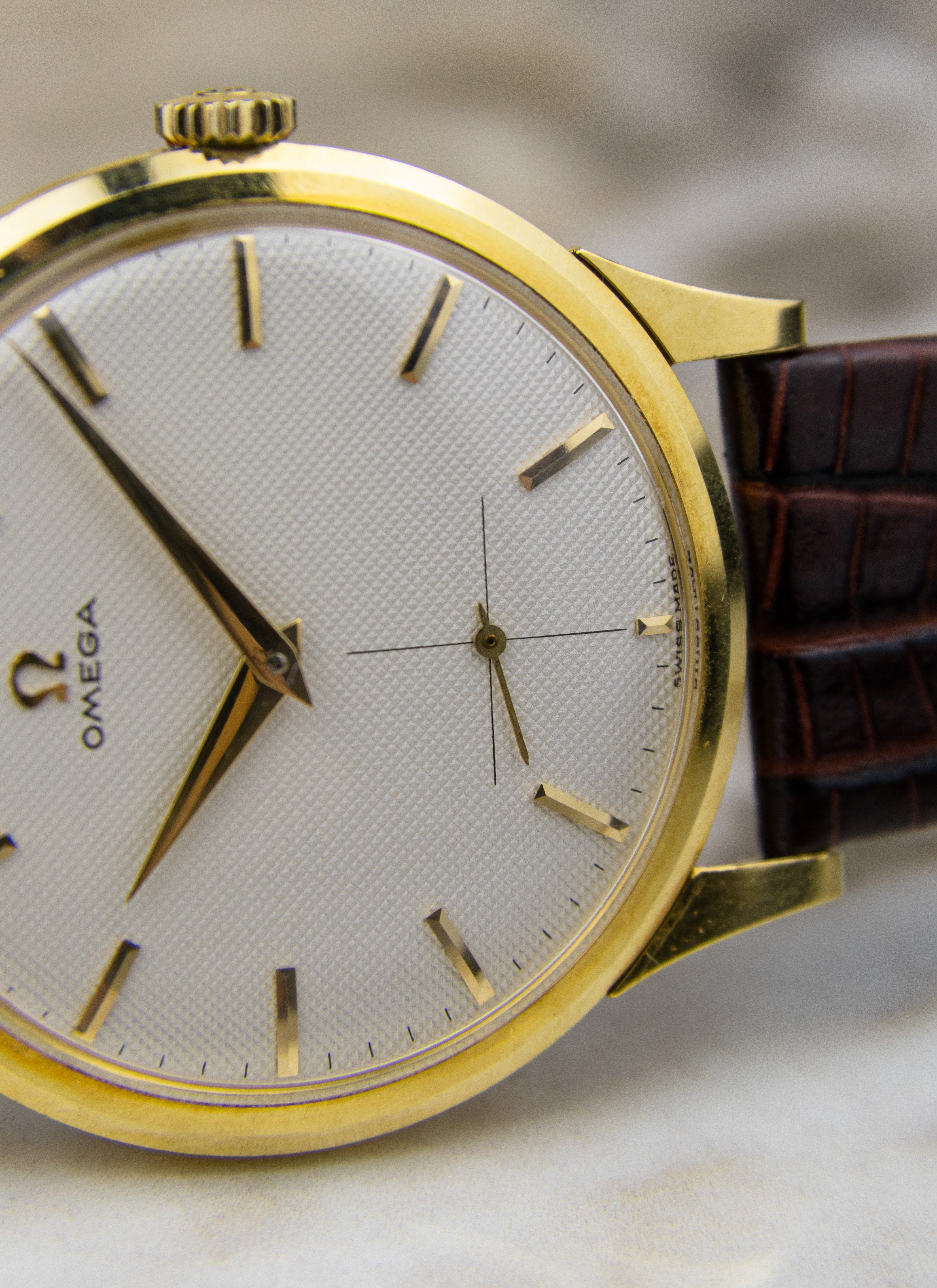 1961 18K Omega Tresor Honeycomb 14707