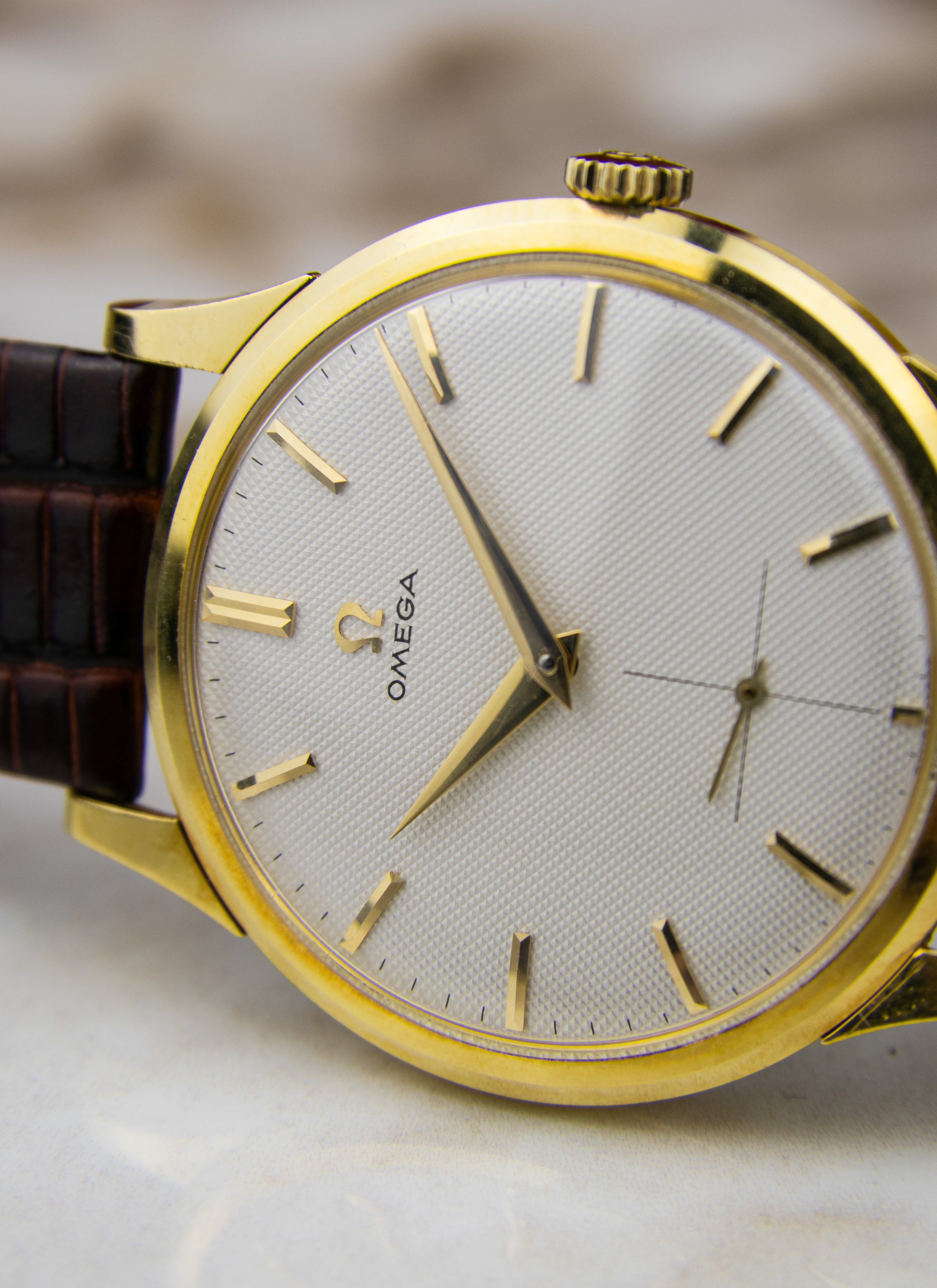 1961 18K Omega Tresor Honeycomb 14707