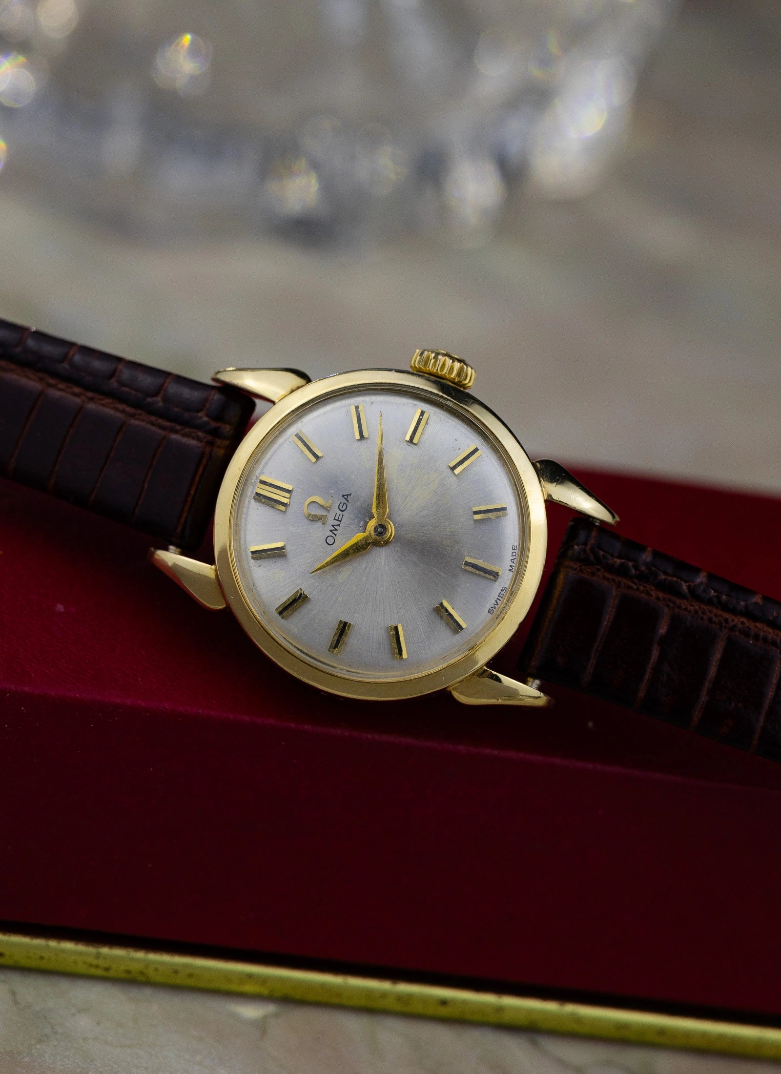 1959 Lady Omega Gold Filled 2443-42 cal. 244 Box