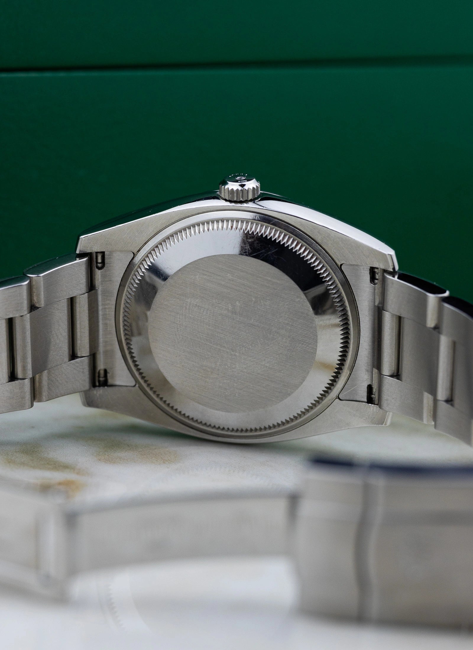 2010s Rolex Oyster Perpetual Black Dial 114200 Box