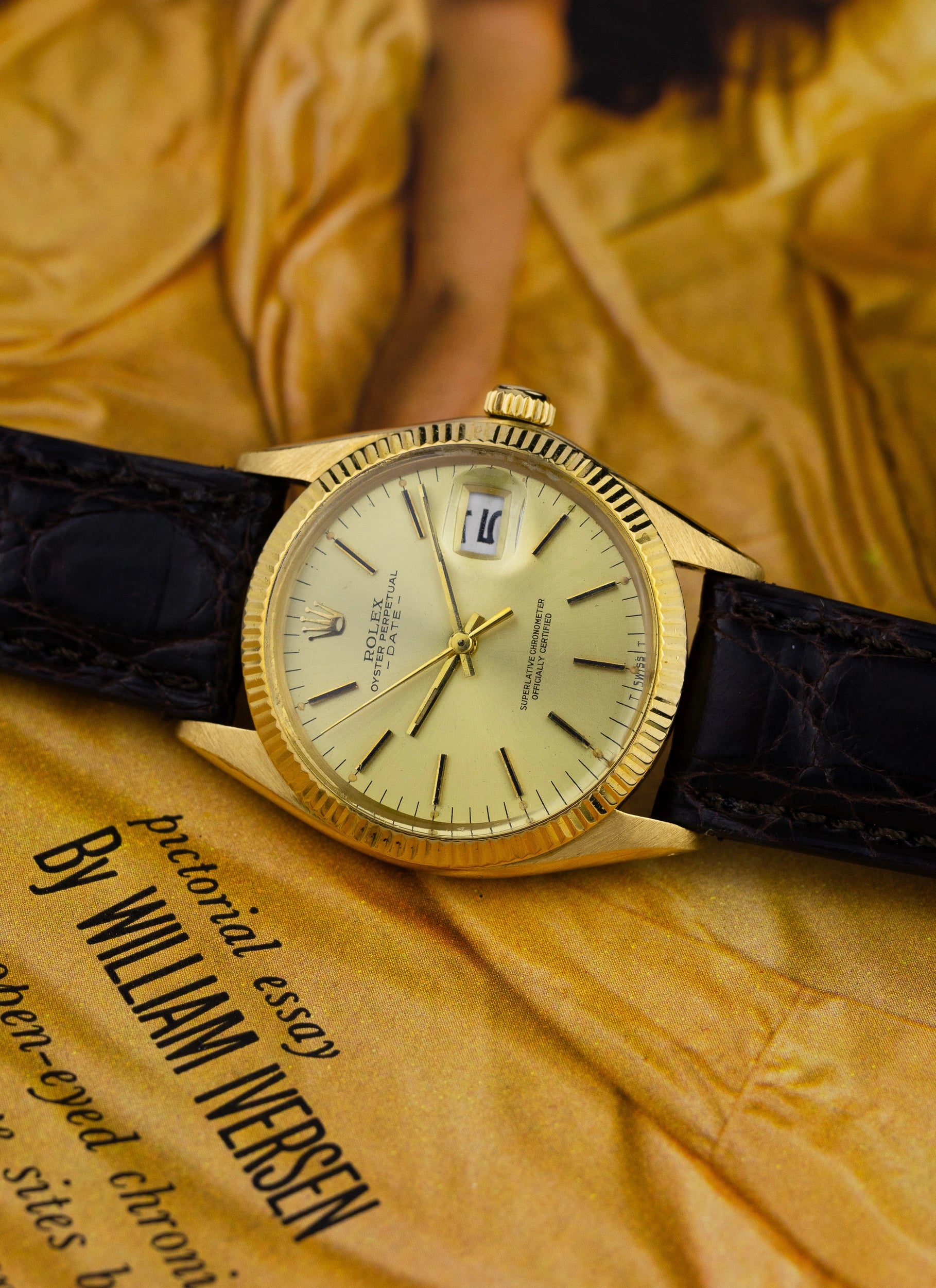 1970 18K Rolex Oyster Perpetual 1503 Box