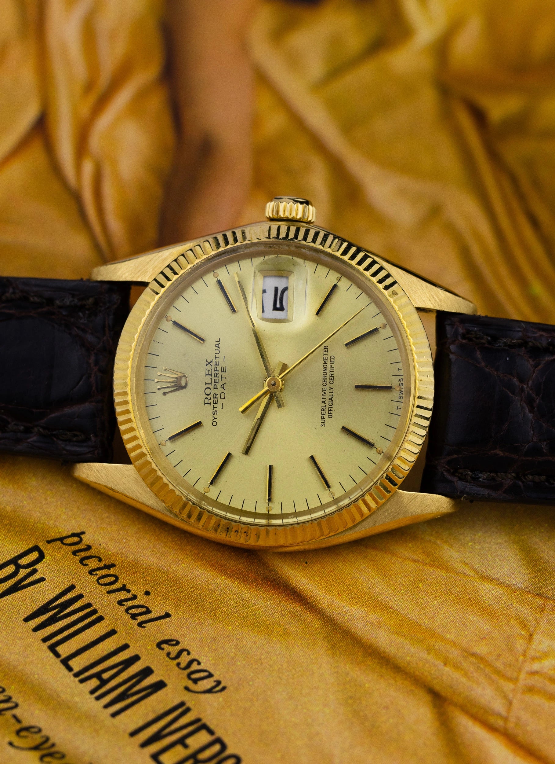 1970 18K Rolex Oyster Perpetual 1503 Box