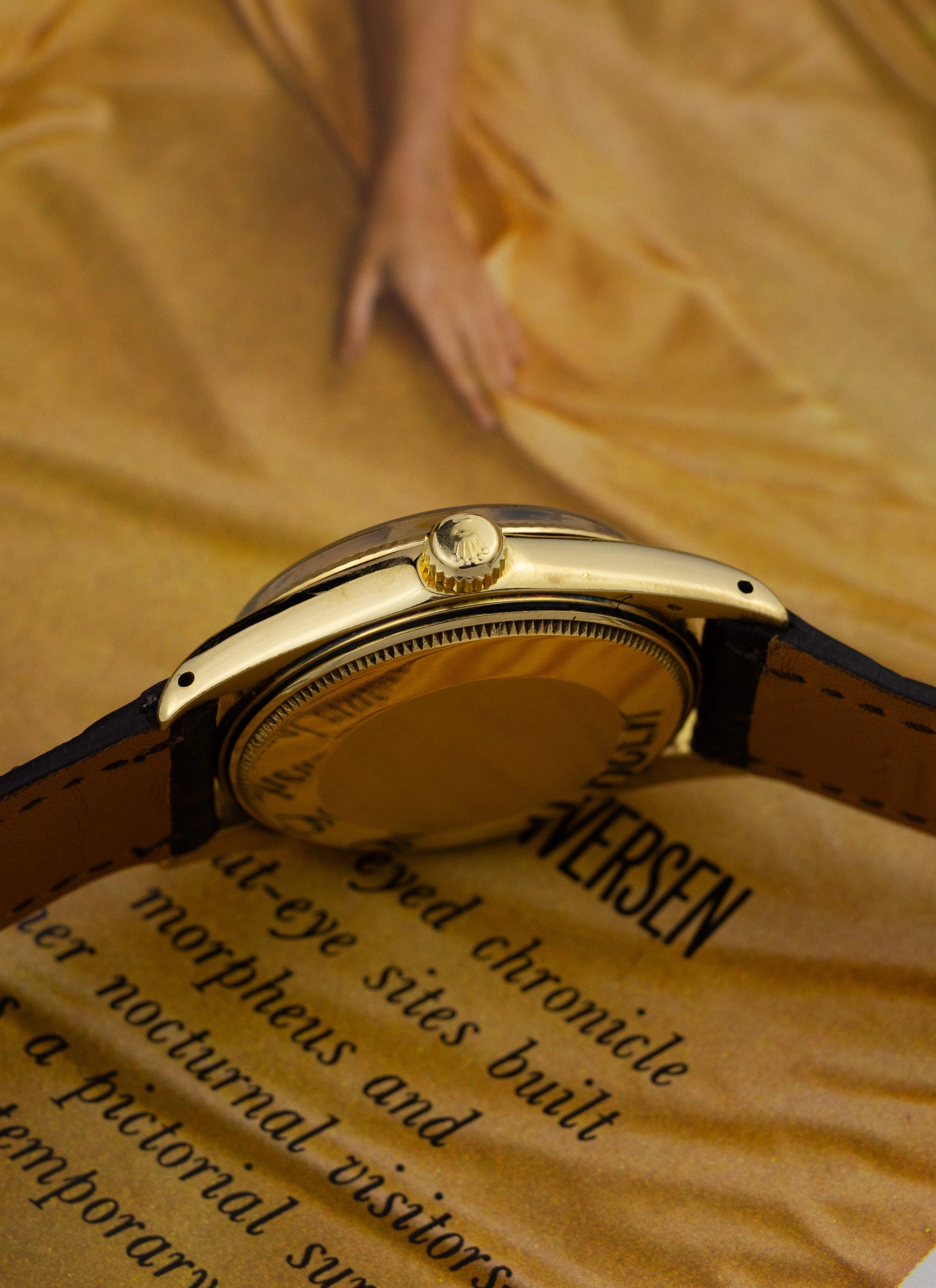 1970 18K Rolex Oyster Perpetual 1503 Box