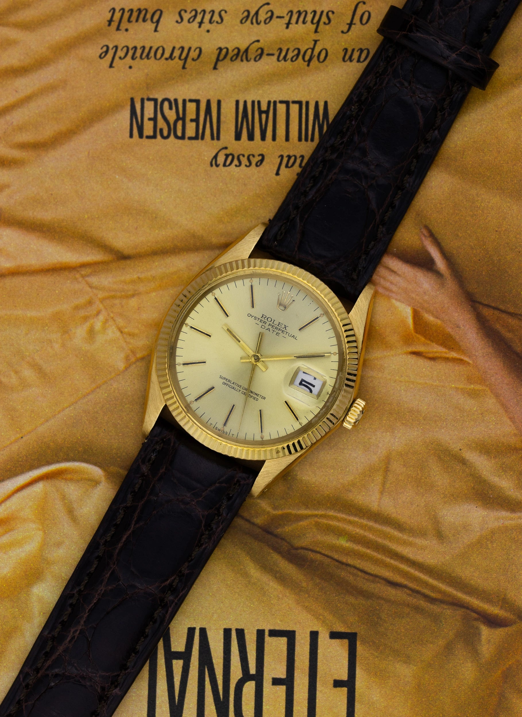1970 18K Rolex Oyster Perpetual 1503 Box