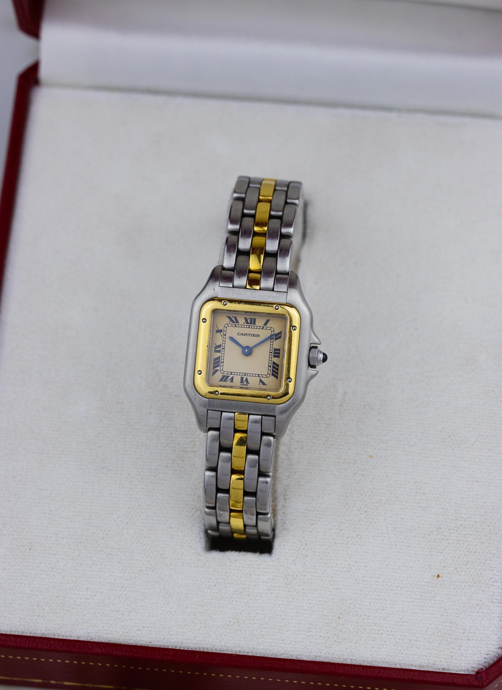 1990s Cartier Panthere Mini Cream Dial