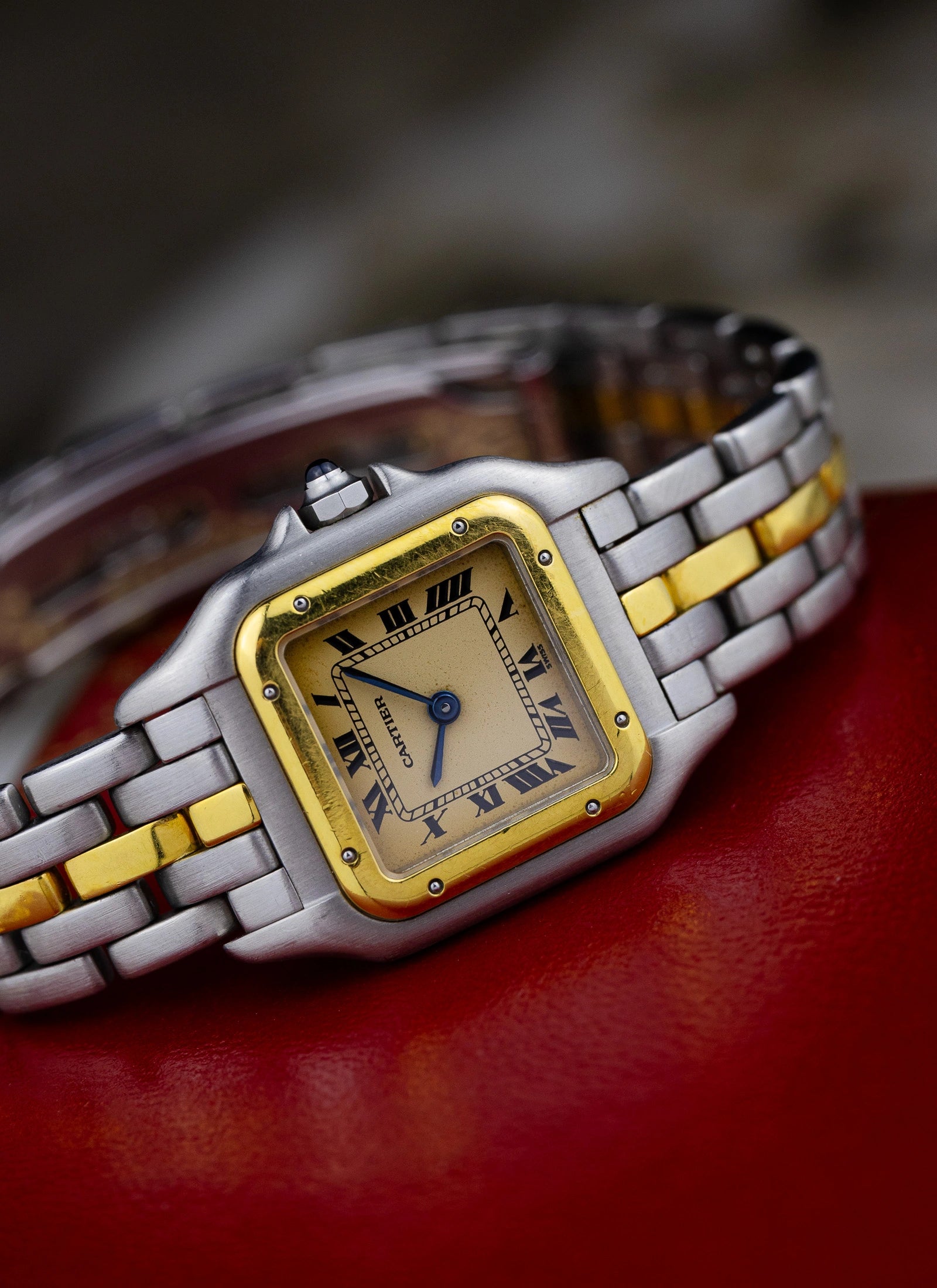 1990s Cartier Panthere Mini Cream Dial