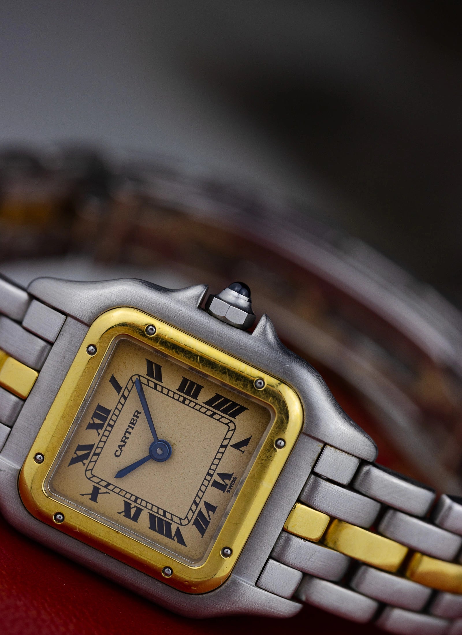 1990s Cartier Panthere Mini Cream Dial