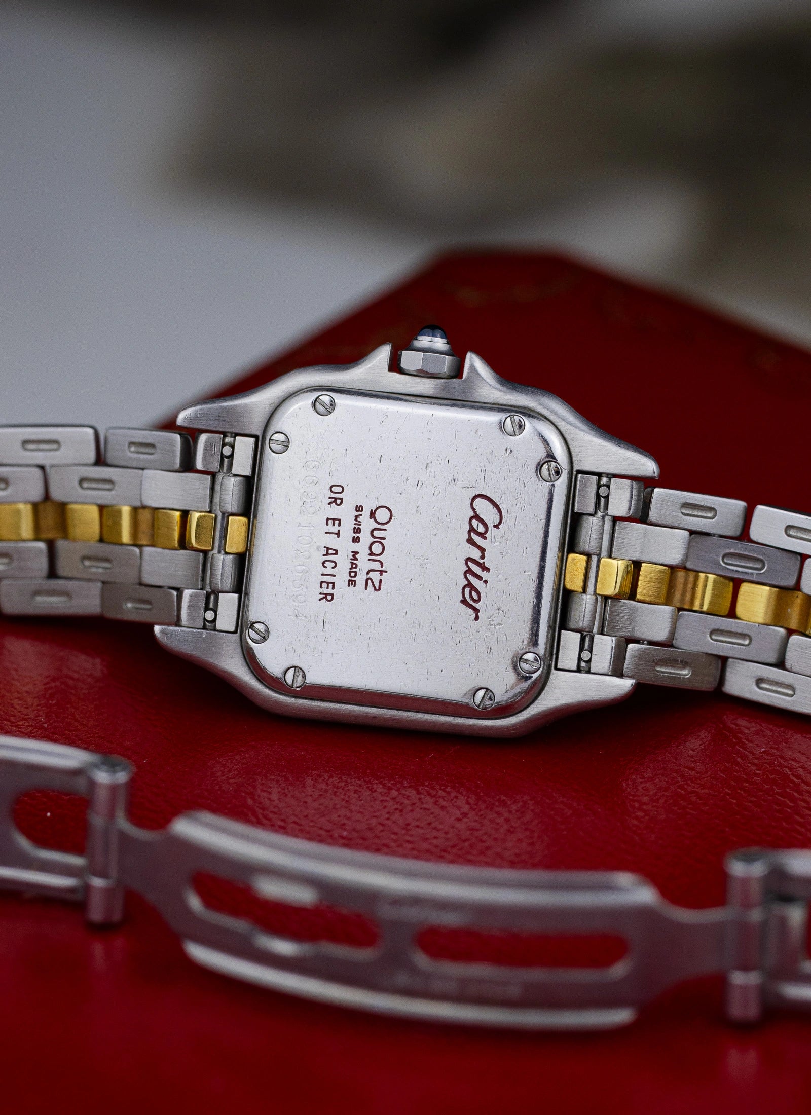 1990s Cartier Panthere Mini Cream Dial