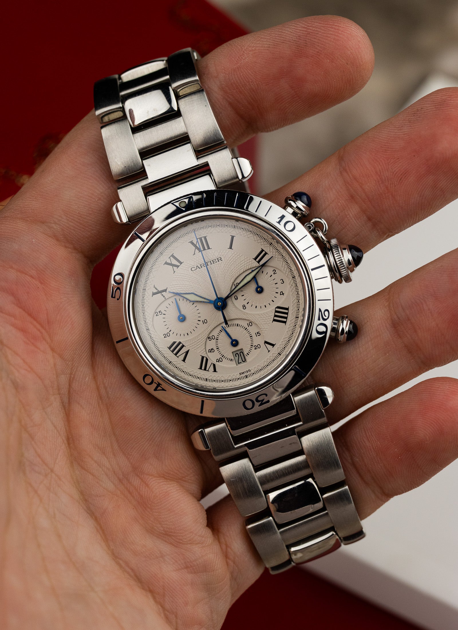 2000s Cartier Pasha Chronograph 1050 Box