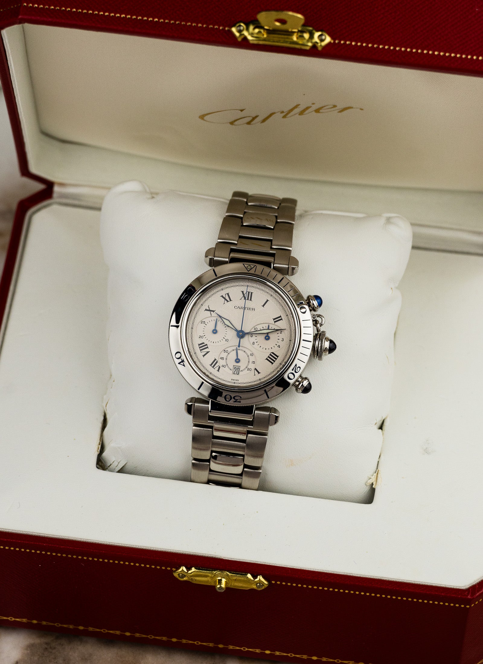 2000s Cartier Pasha Chronograph 1050 Box