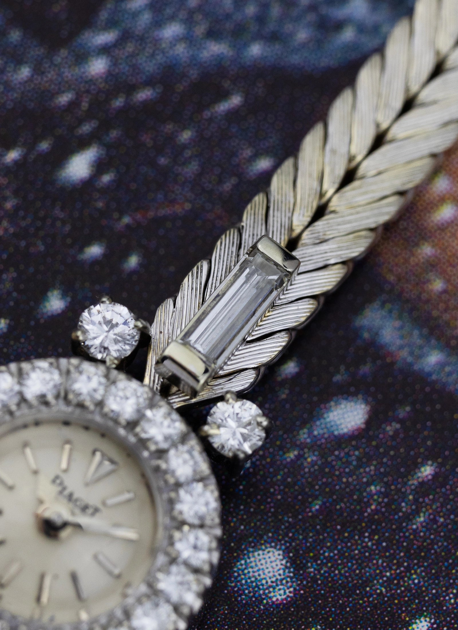 1950s 18K Lady Piaget Cocktail White Gold Diamonds