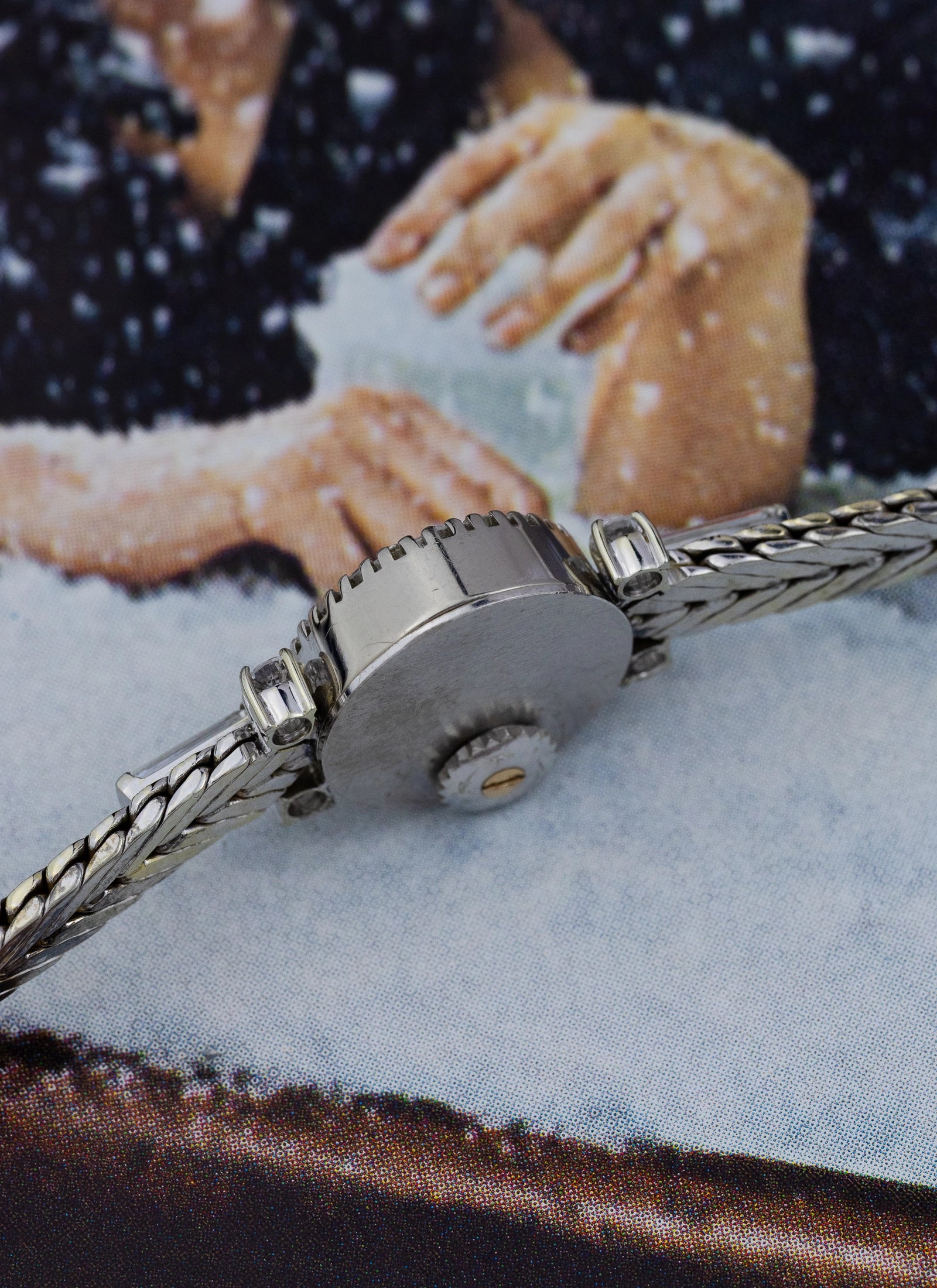 1950s 18K Lady Piaget Cocktail White Gold Diamonds