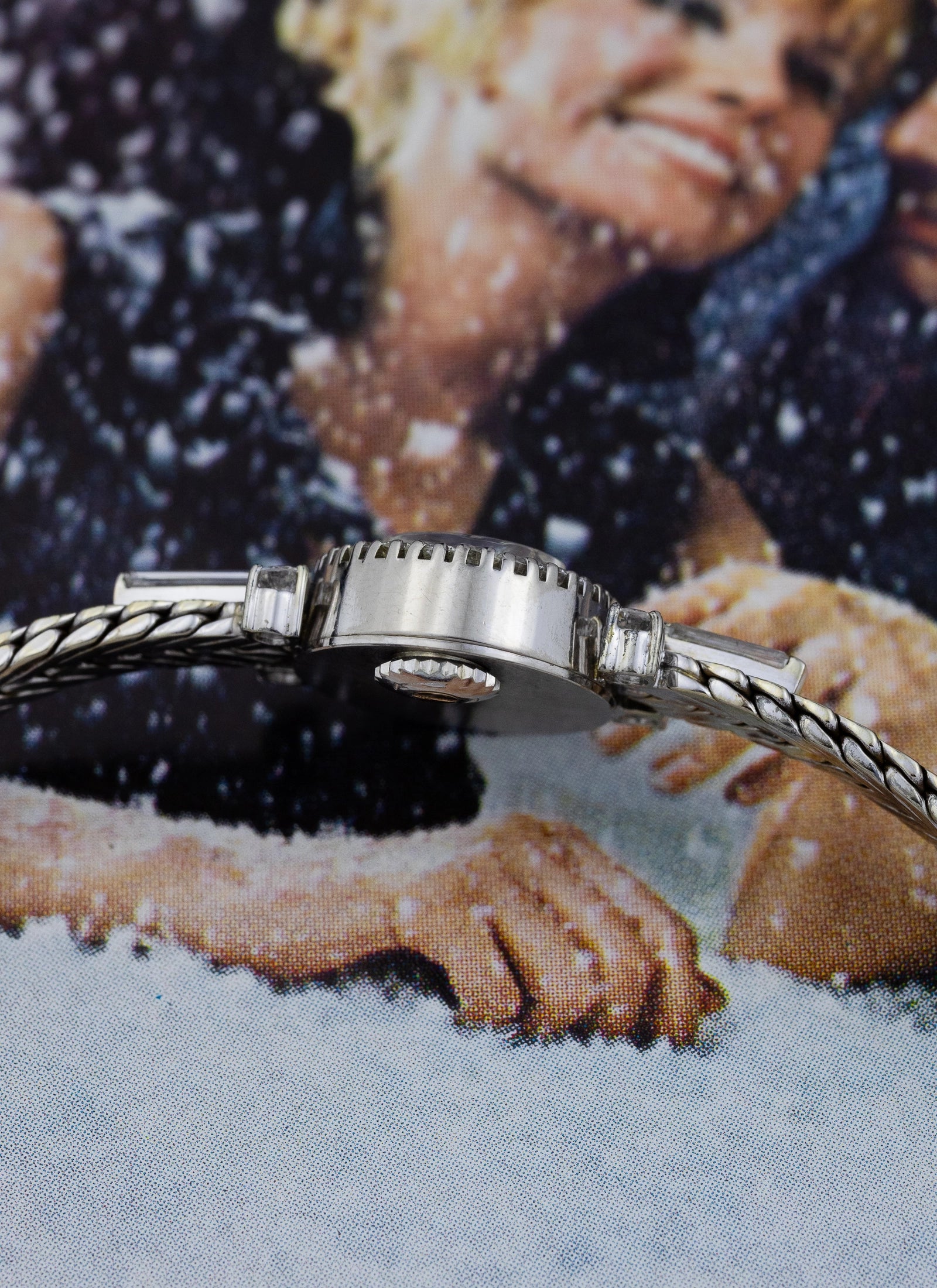 1950s 18K Lady Piaget Cocktail White Gold Diamonds