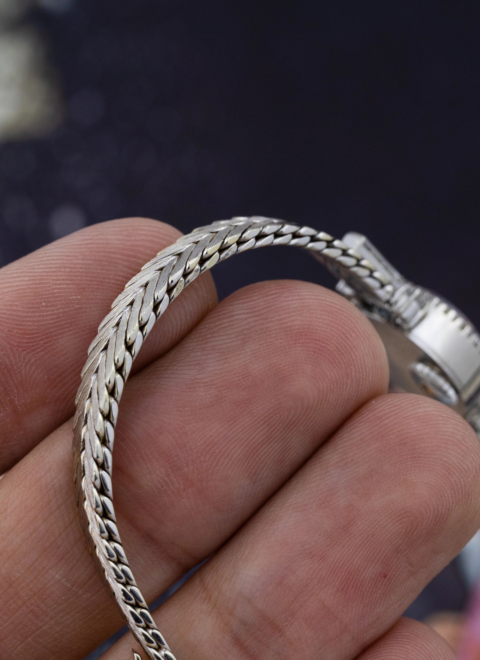 1950s 18K Lady Piaget Cocktail White Gold Diamonds