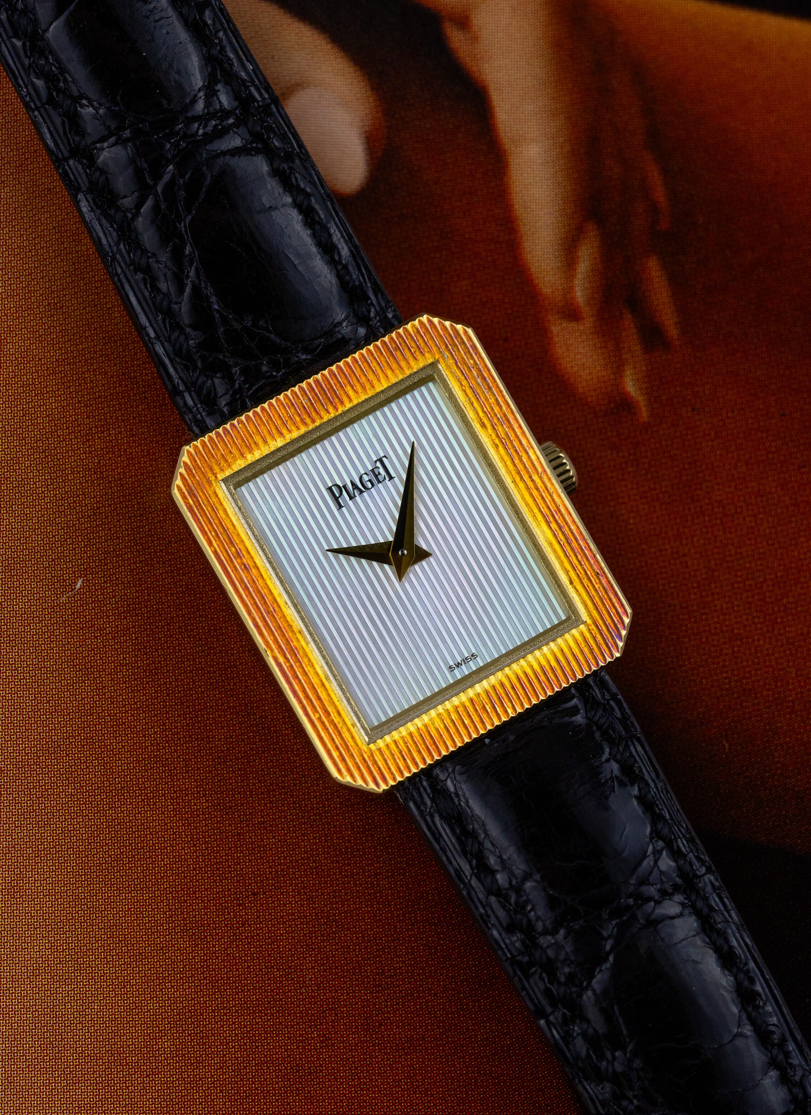 1990s 18K Lady Piaget Protocole MOP Dial 8354N Unpolished