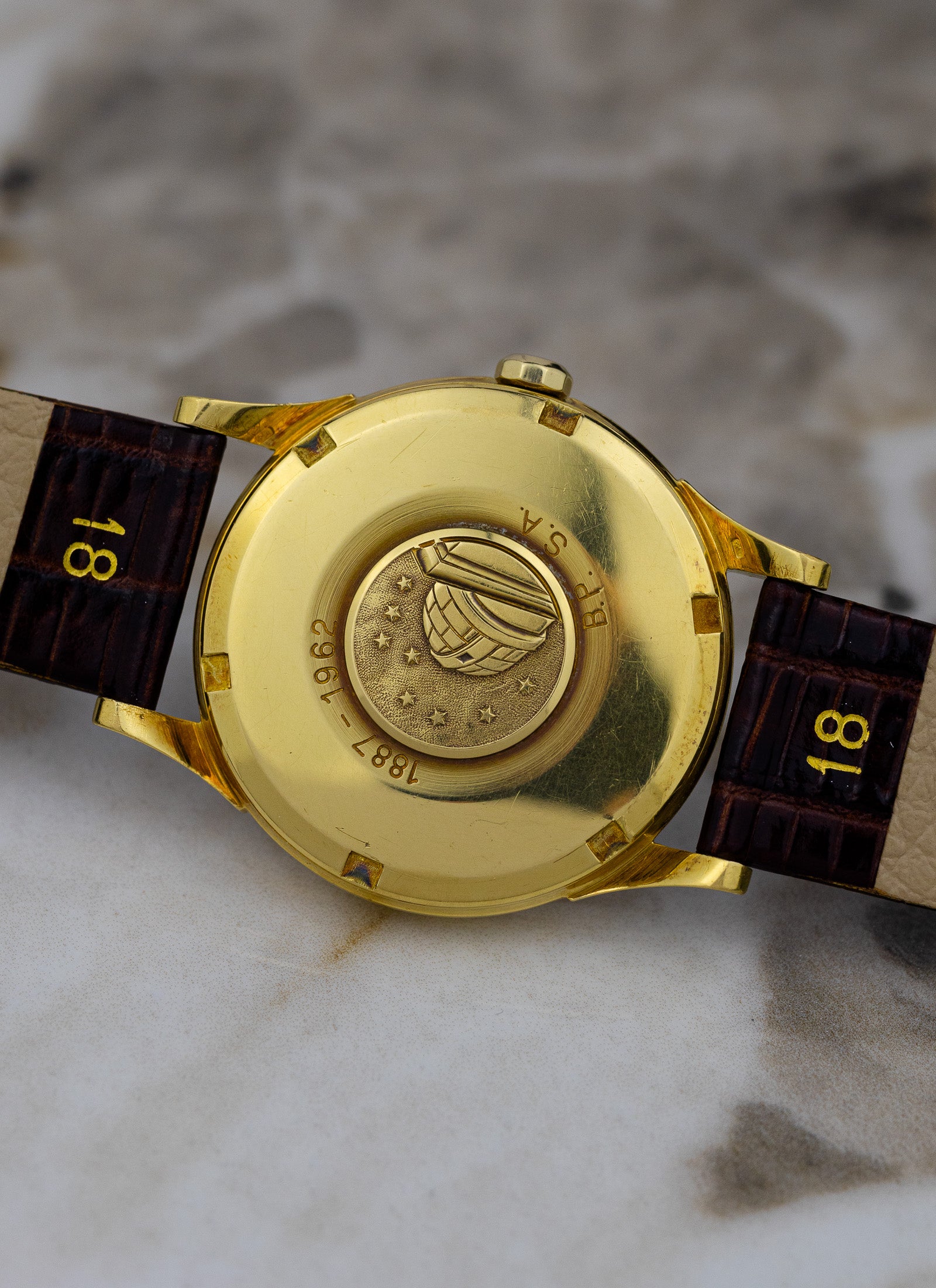 1961 18K Omega Constellation Pie Pan 14393 cal. 561 Serviced in