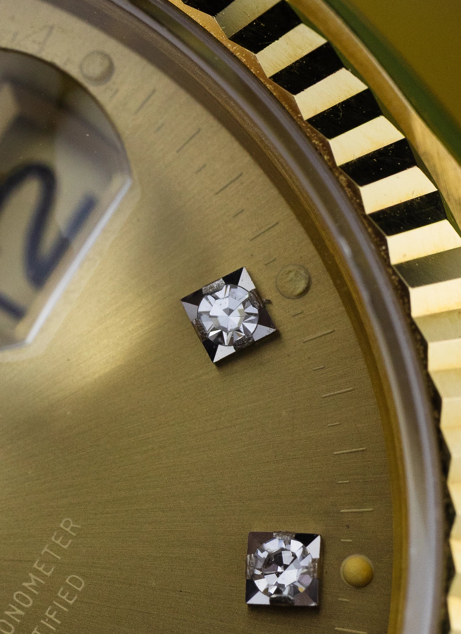 1979 18K Rolex Day-Date Havana Ghost Diamond Dial 18038 Box & Papers