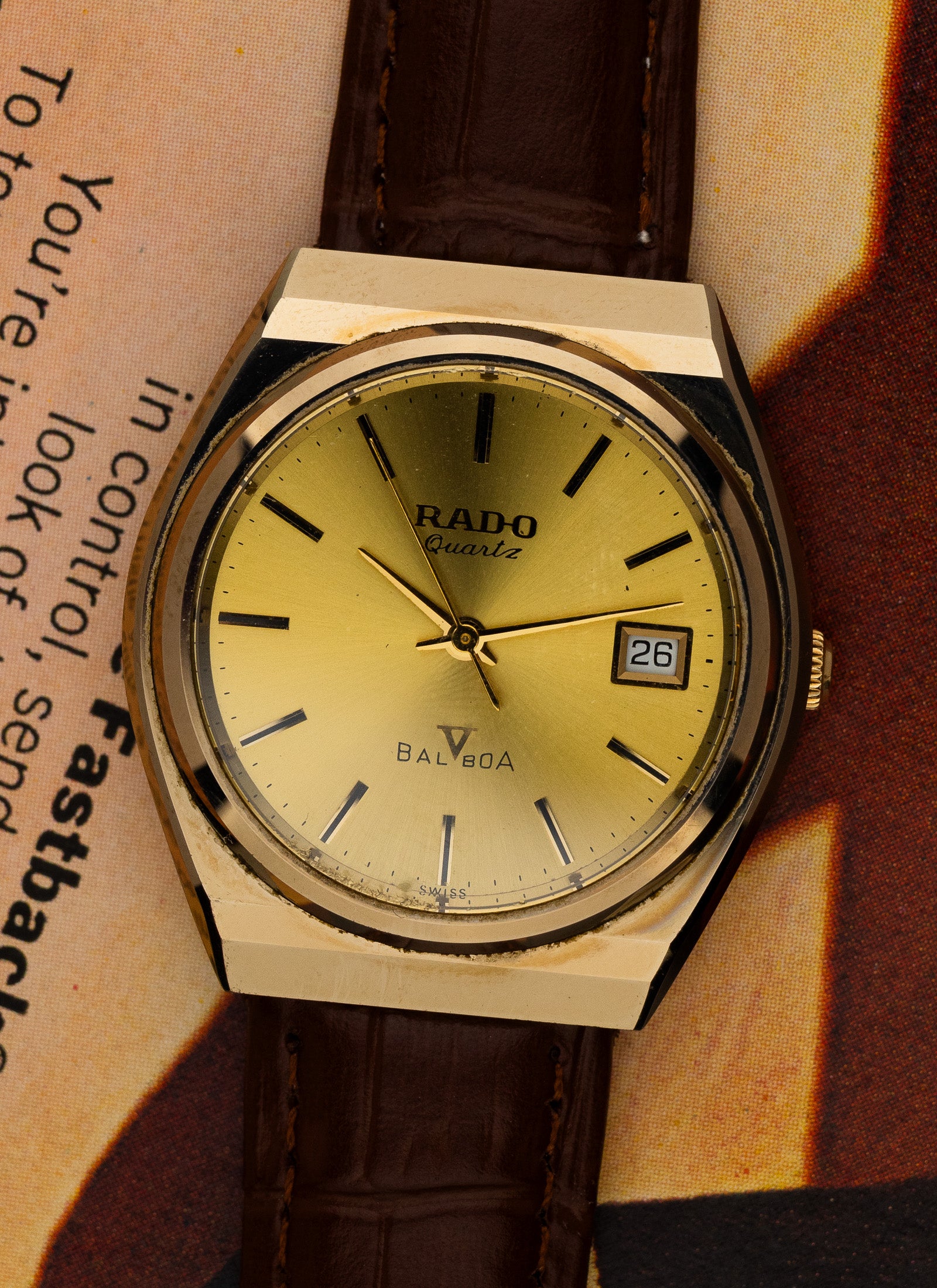 1980s Rado Balboa Tungsten Case 732.9591.3