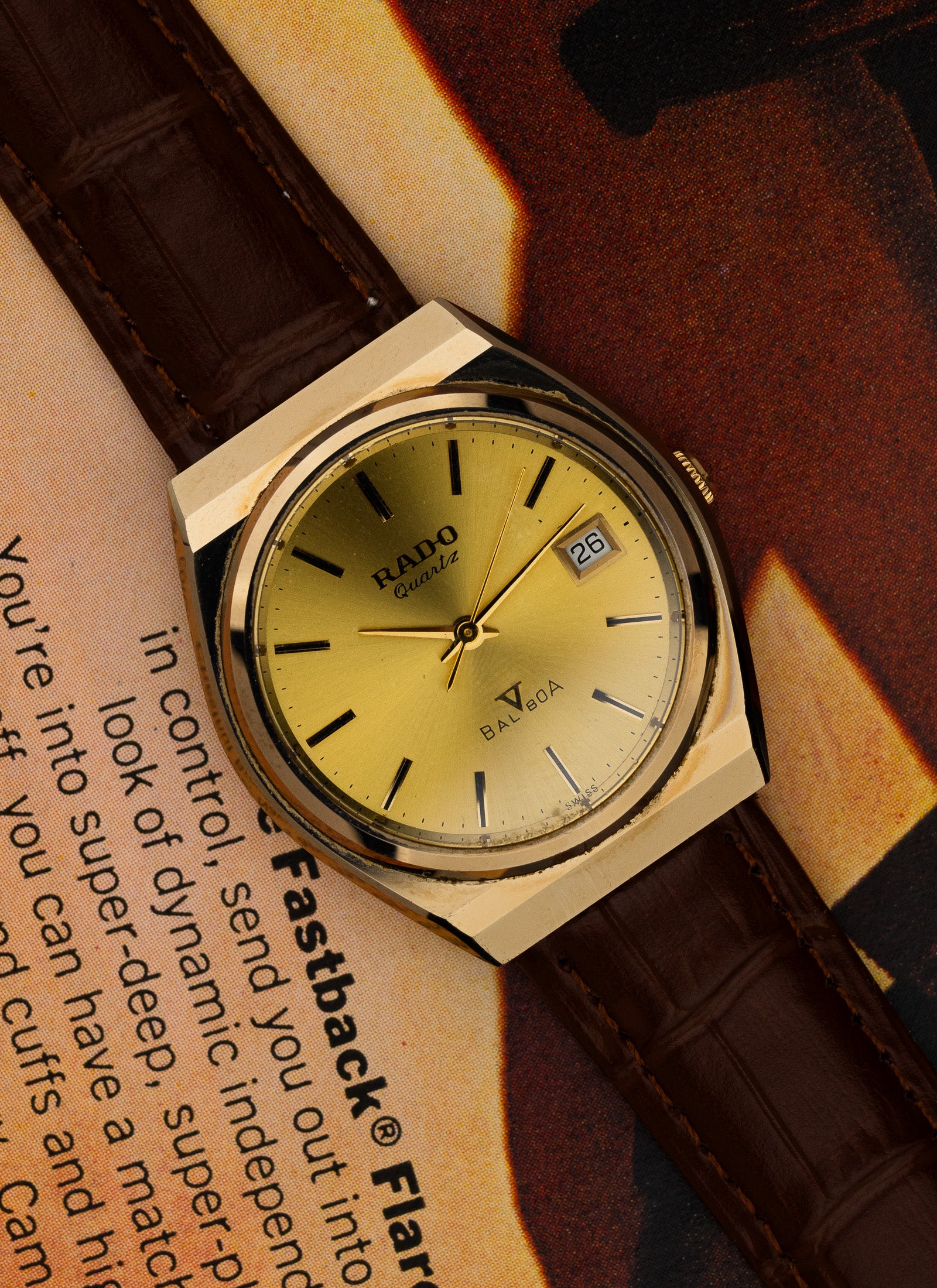 1980s Rado Balboa Tungsten Case 732.9591.3