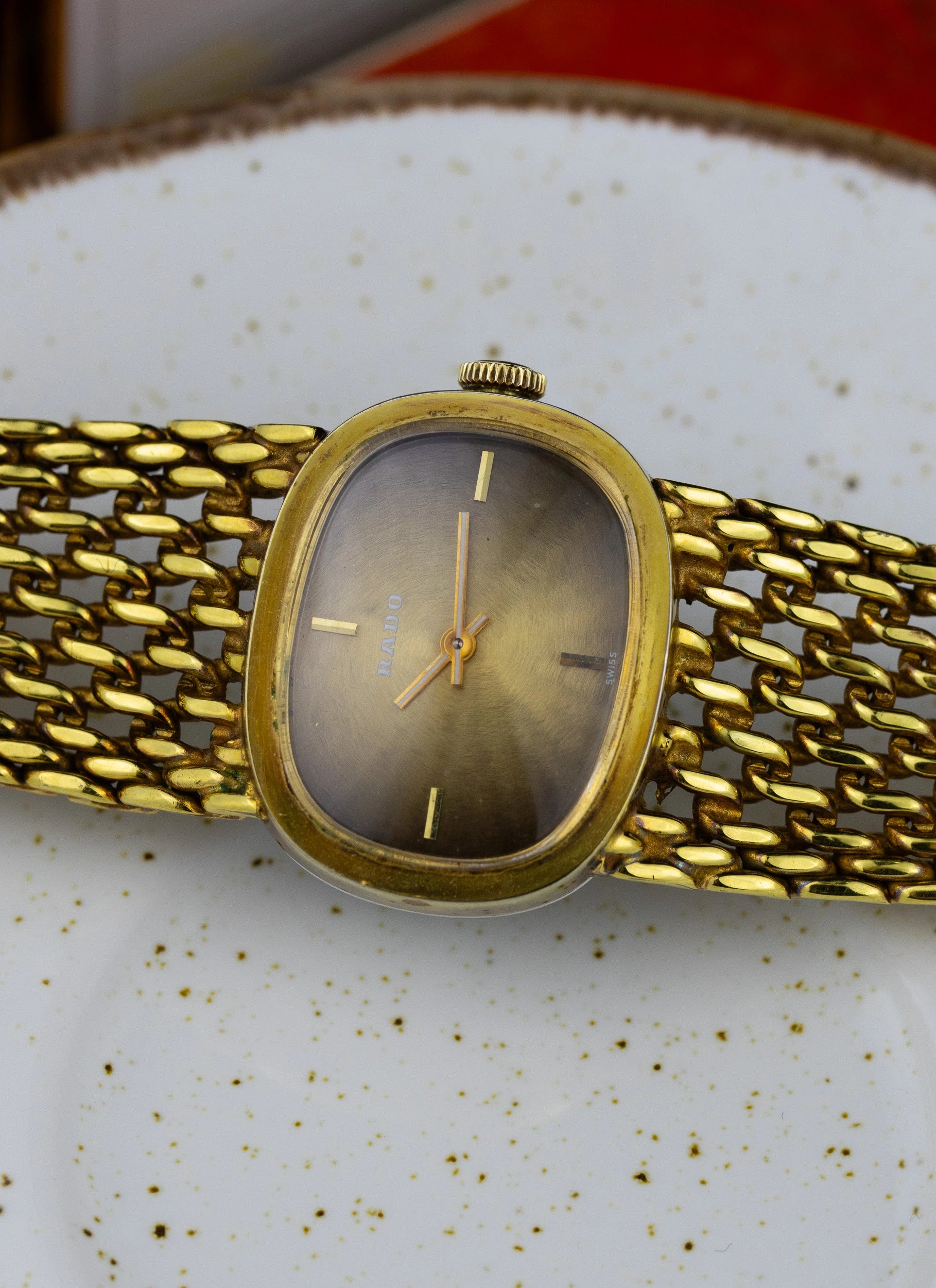1970s Lady Rado Brown Dial