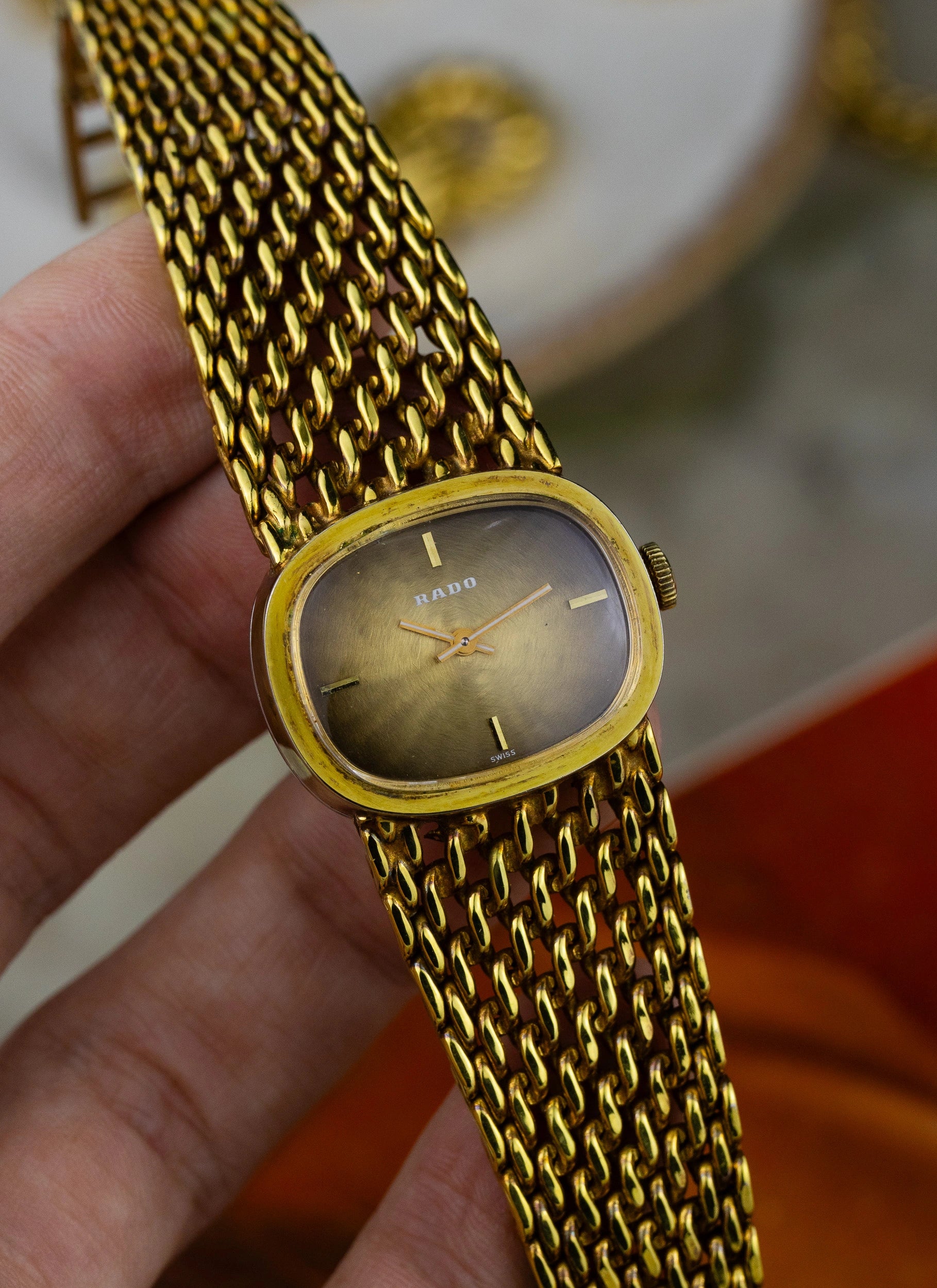 1970s Lady Rado Brown Dial