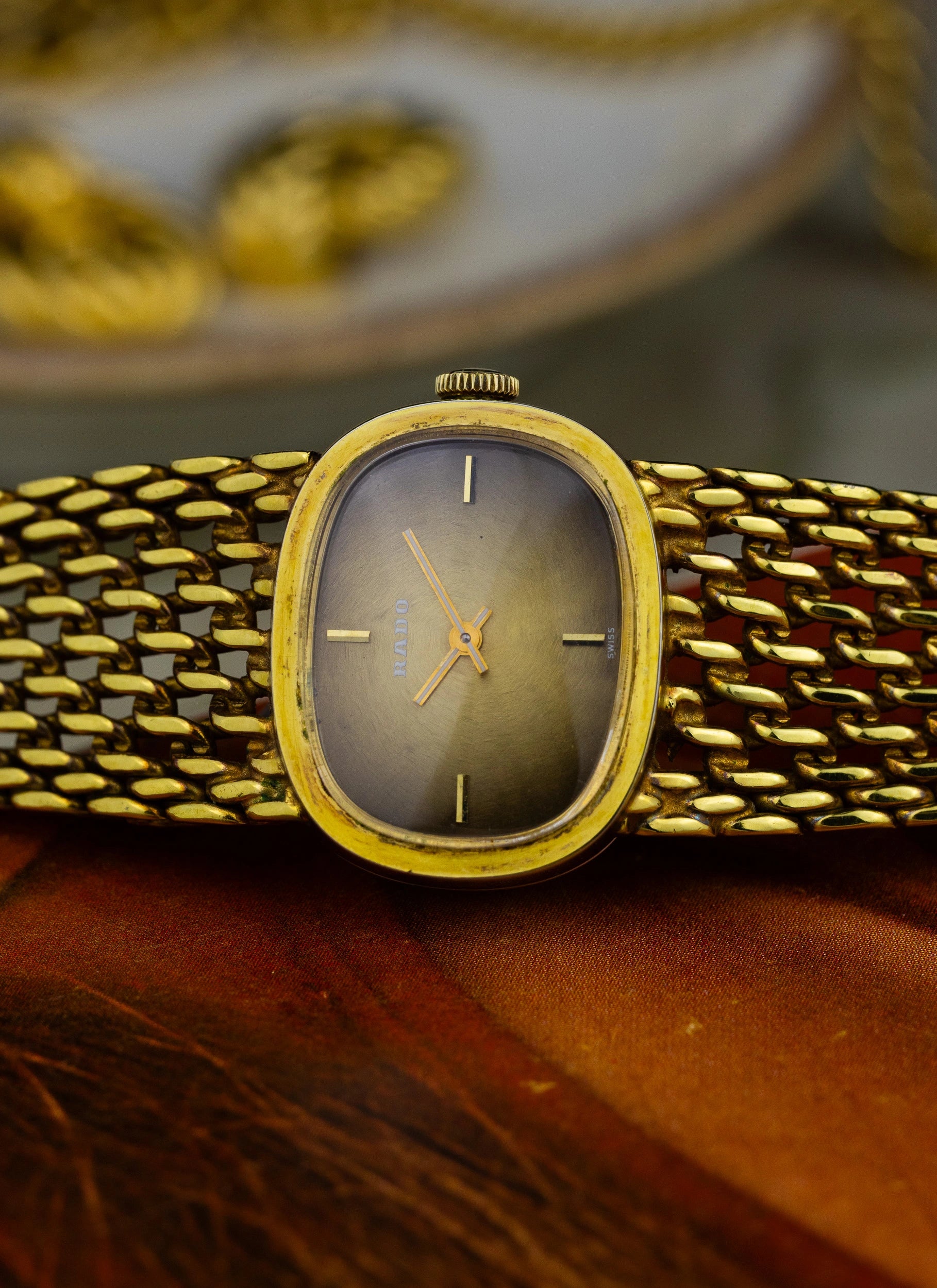 1970s Lady Rado Brown Dial