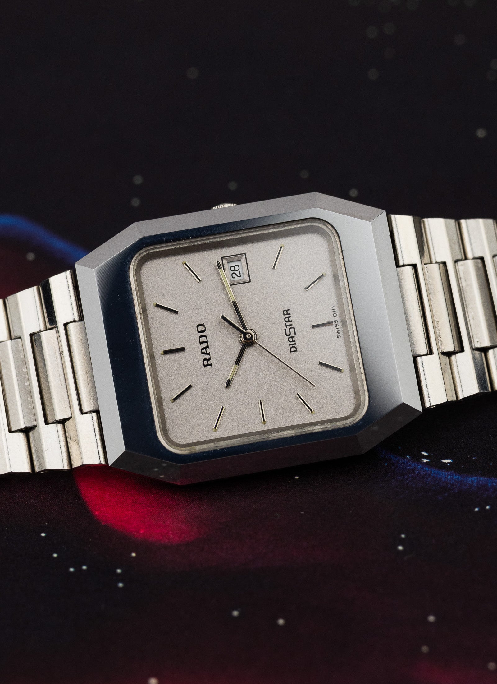 1980s Rado DiaStar Tungsten Case 911.13807