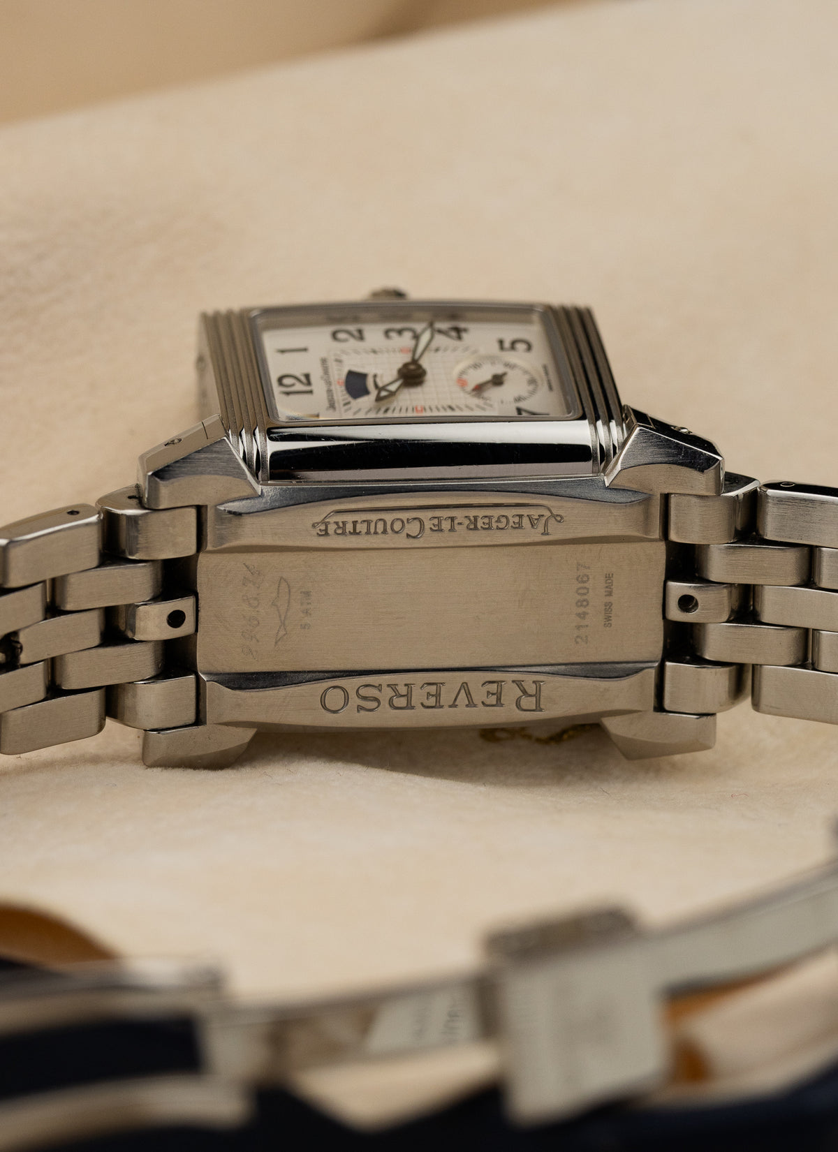 2004 Jaeger LeCoutre Reverso Gran Sport Diamond Bezel 296.8.74 Full Set
