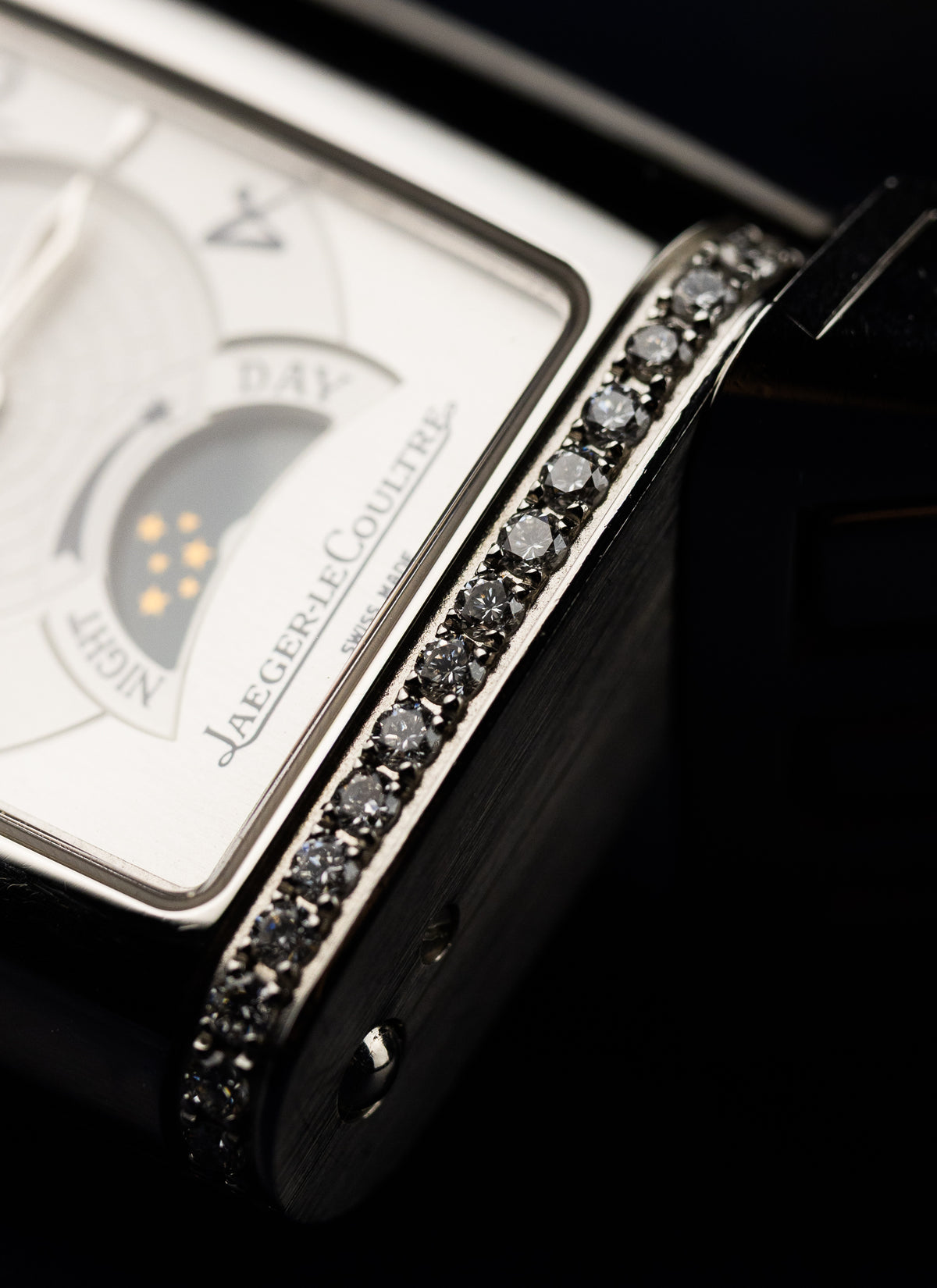 2004 Jaeger LeCoutre Reverso Gran Sport Diamond Bezel 296.8.74 Full Set