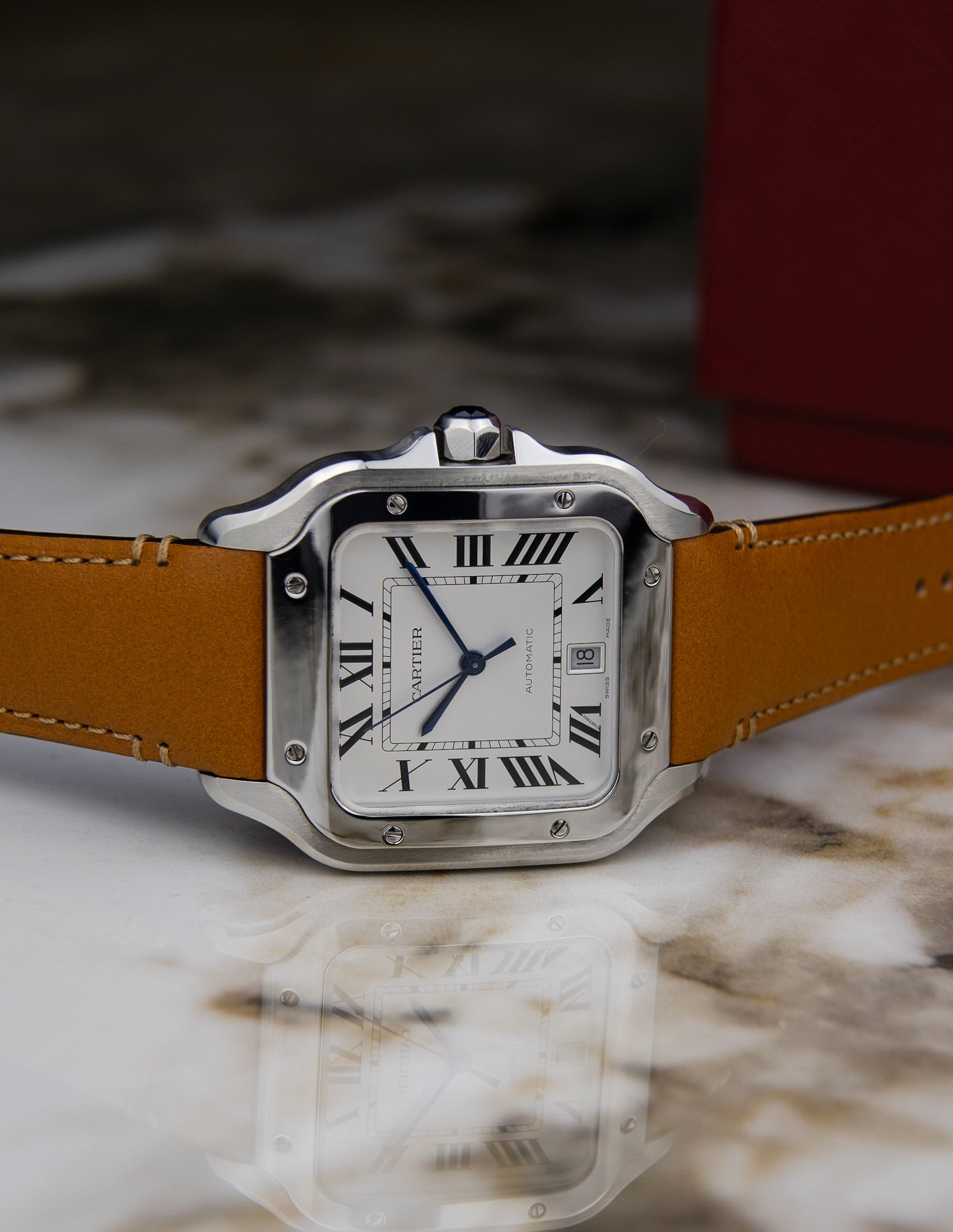 2023 Cartier Santos Large WSSA0018 Full Set