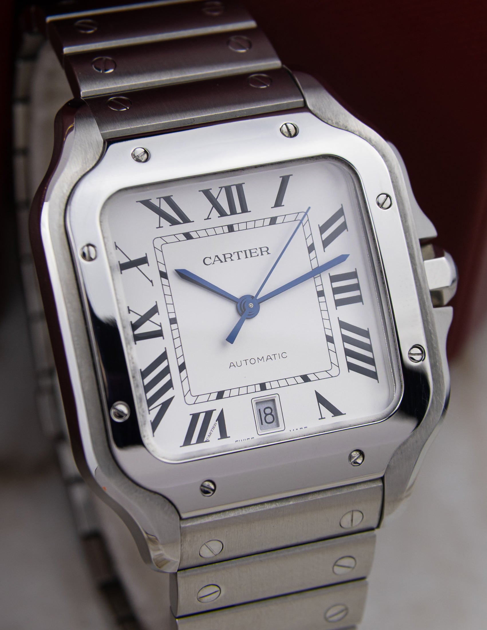 2023 Cartier Santos Large WSSA0018 Full Set